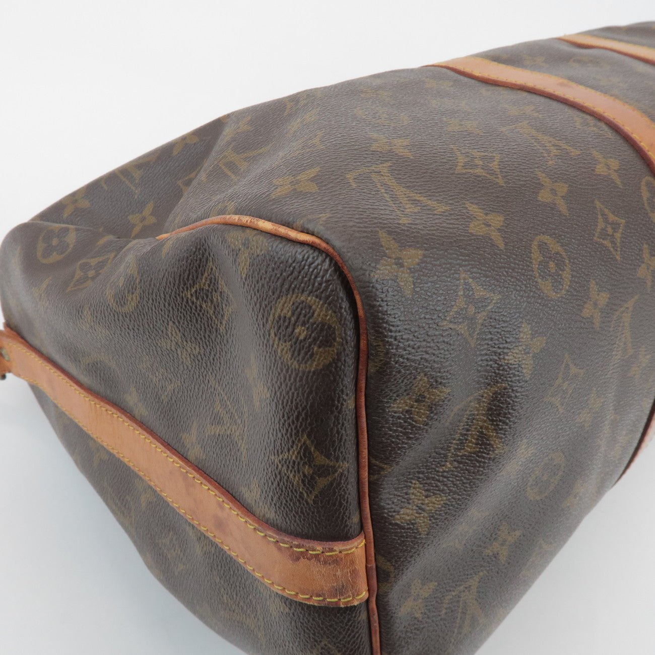 Louis Vuitton Monogram Keep All Bandouliere 45 Boston Bag M41418