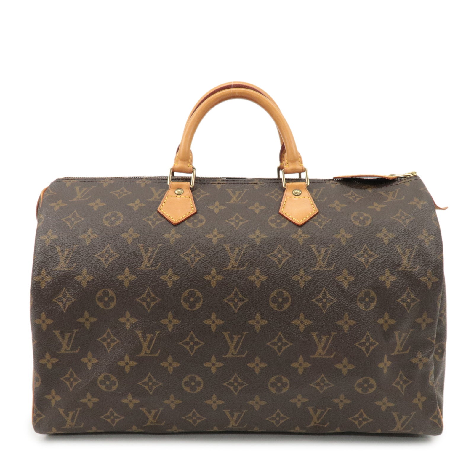 Louis Vuitton Monogram Speedy 40 Hand Bag Boston Bag M41522 Used