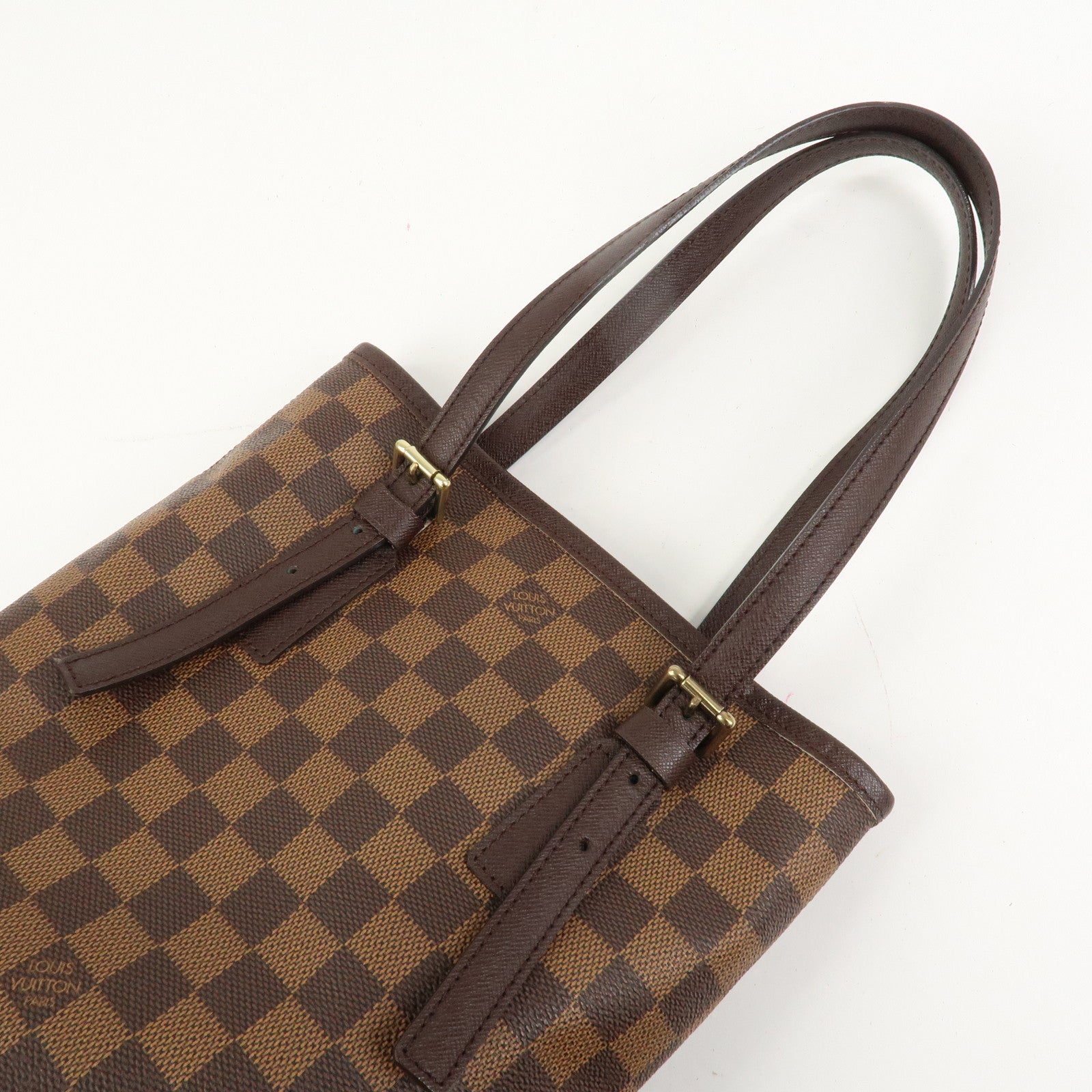 Louis Vuitton Damier Ebene Marais Tote Bag Hand Bag Brown N42240