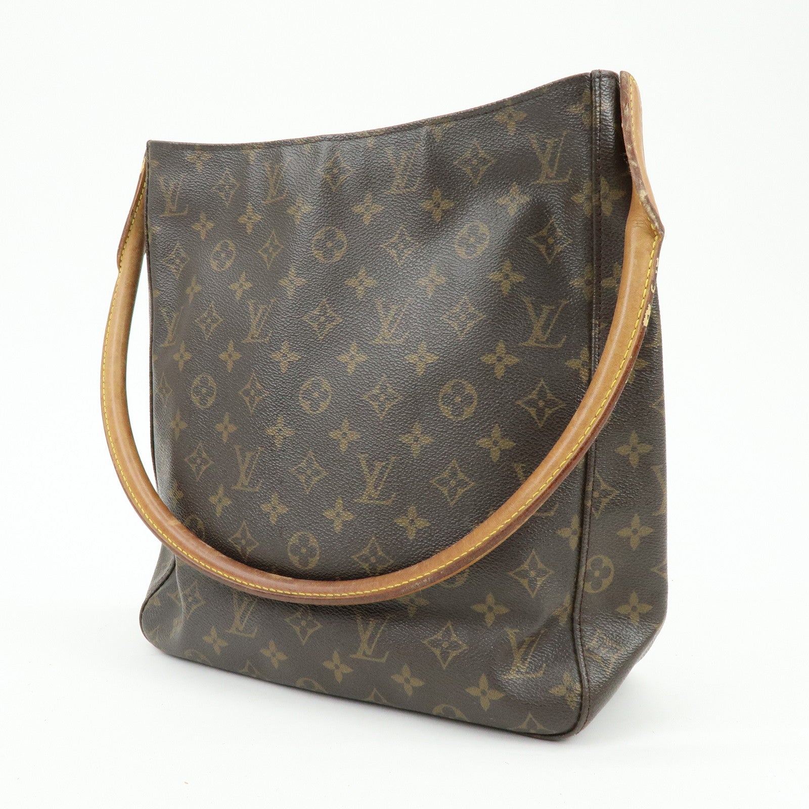 Louis Vuitton Monogram Looping GM Shoulder Bag Brown M51145