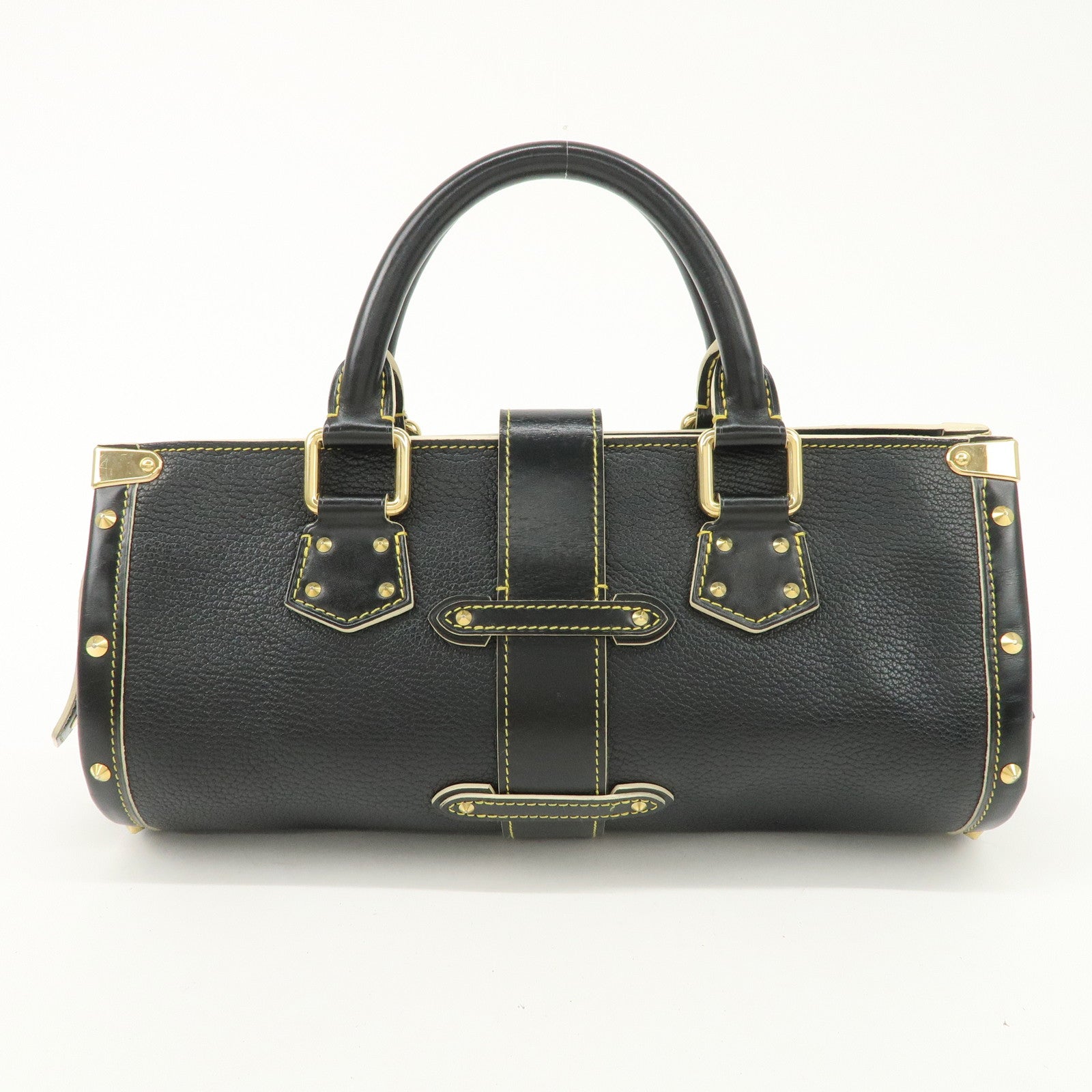 Louis Vuitton Suhari Leather Epanui PM Hand Bag Noir M91851 Used