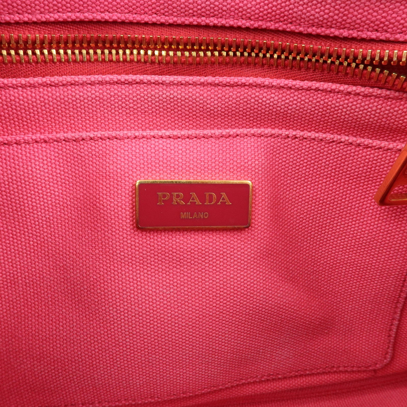 PRADA Triangle Logo Canapa Mini 2Way Hand Shoulder Bag Pink B2439G