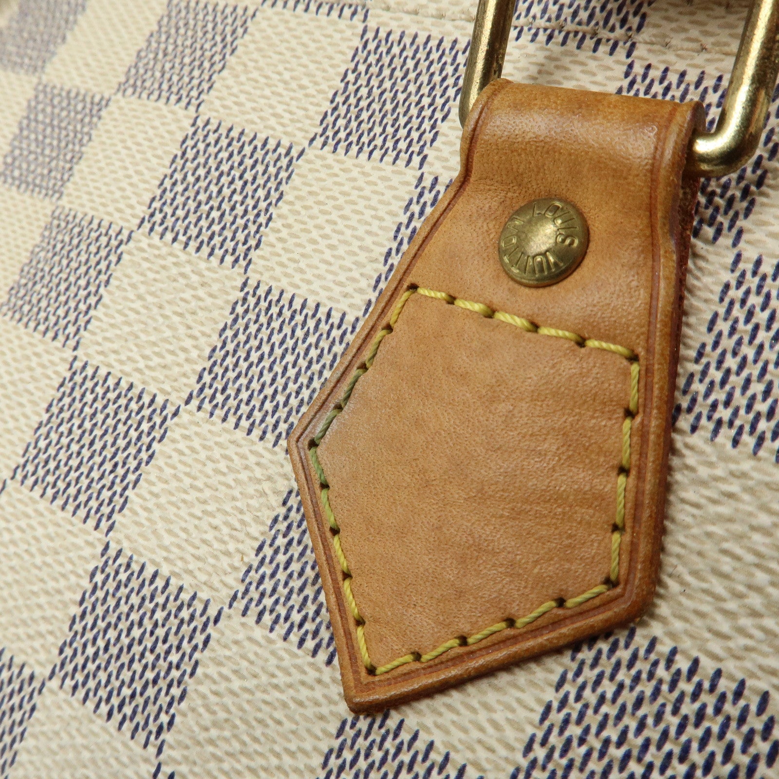 Louis Vuitton Damier Azur Speedy 35 Boston Bag Hand Bag N41535