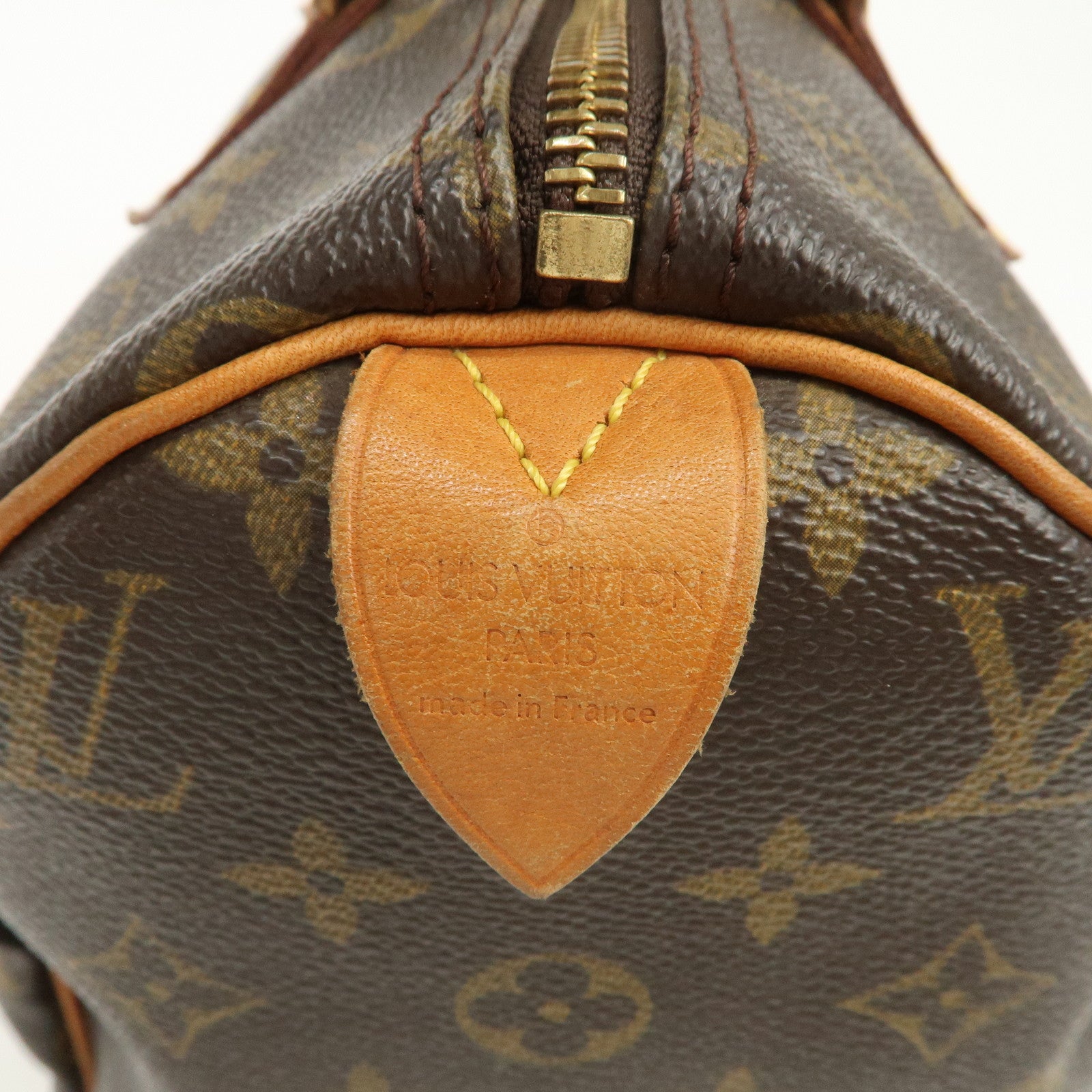Louis Vuitton Monogram Speedy 30 Boston Bag Hand Bag Brown M41526