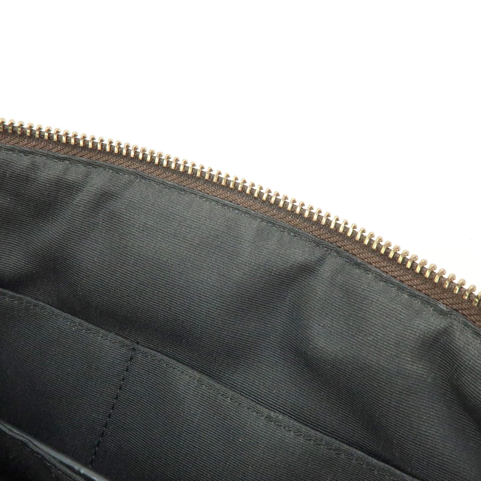 COACH Signature PVC Leather Tote Bag Hand Bag Brown