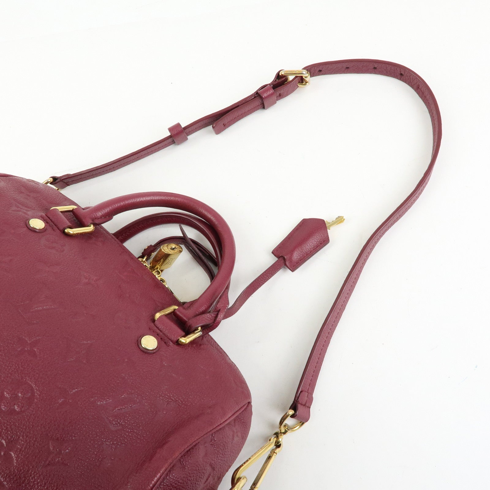 Louis Vuitton Monogram Empreinte Speedy Bandouliere 25 M40764