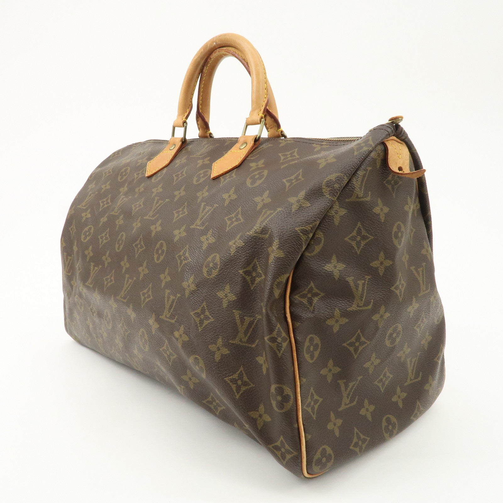 Louis Vuitton Monogram Speedy 40 Hand Bag Boston Bag M41522 Used