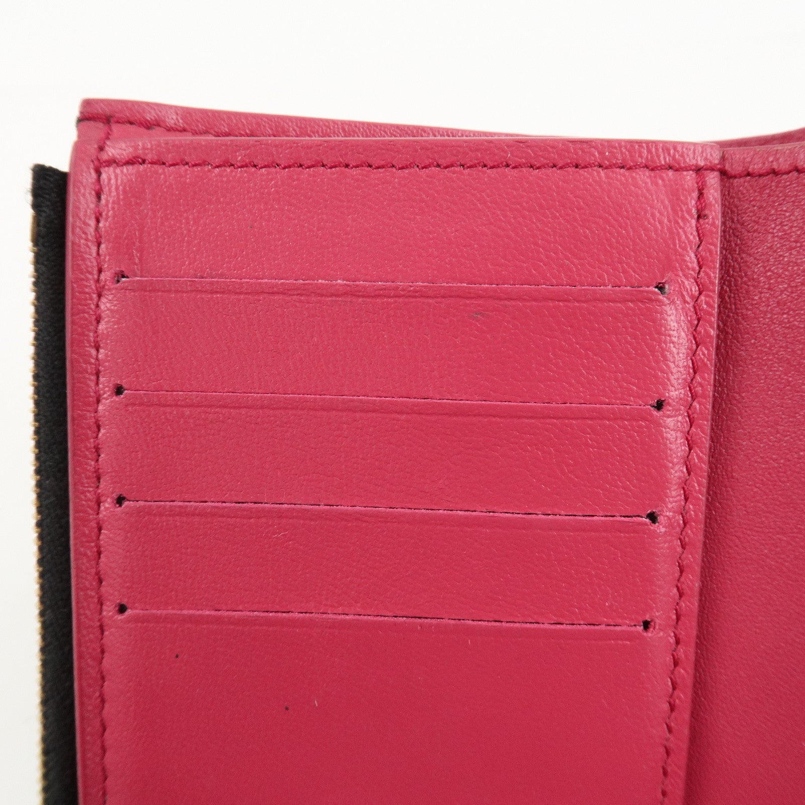 Louis Vuitton Portefeuille Capucines Compact Wallet Black M62157 Used