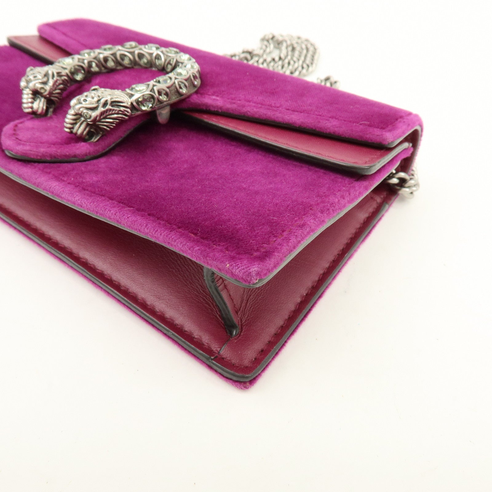 GUCCI Dionysus Super Mini Bag Suede Leather Shoulder Bag 476432