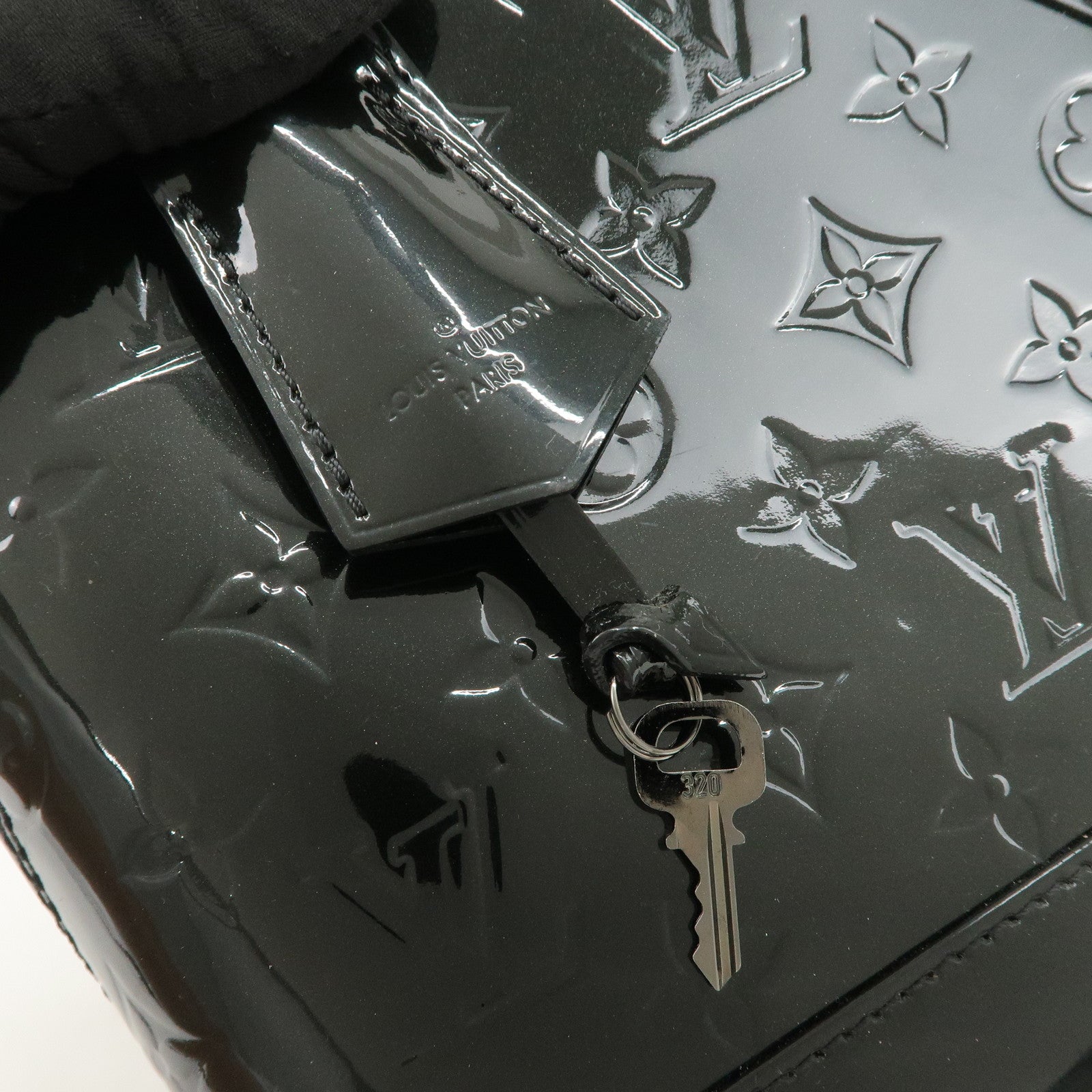 Louis Vuitton Monogram Vernis Alma BB 2Way Hand Bag M90063