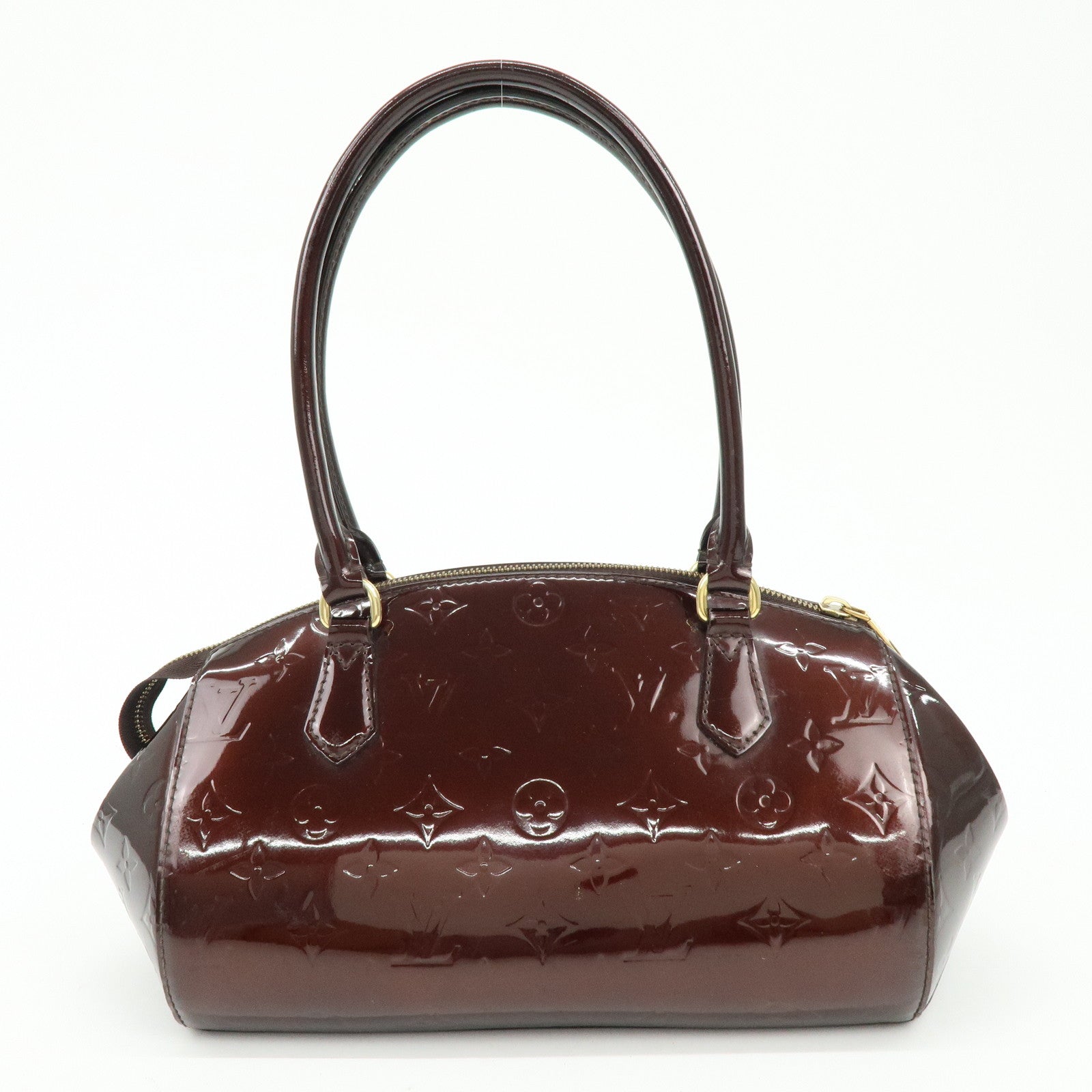 Louis Vuitton Monogram Vernis Leather Sherwood PM Hand Bag M91493