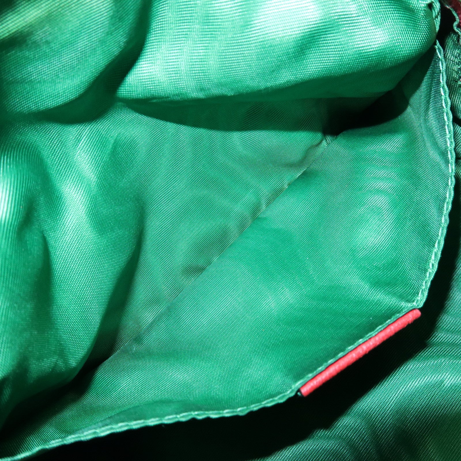 GUCCI GG Marmont GG Supreme Cosmetic Pouch Brown Red 548393