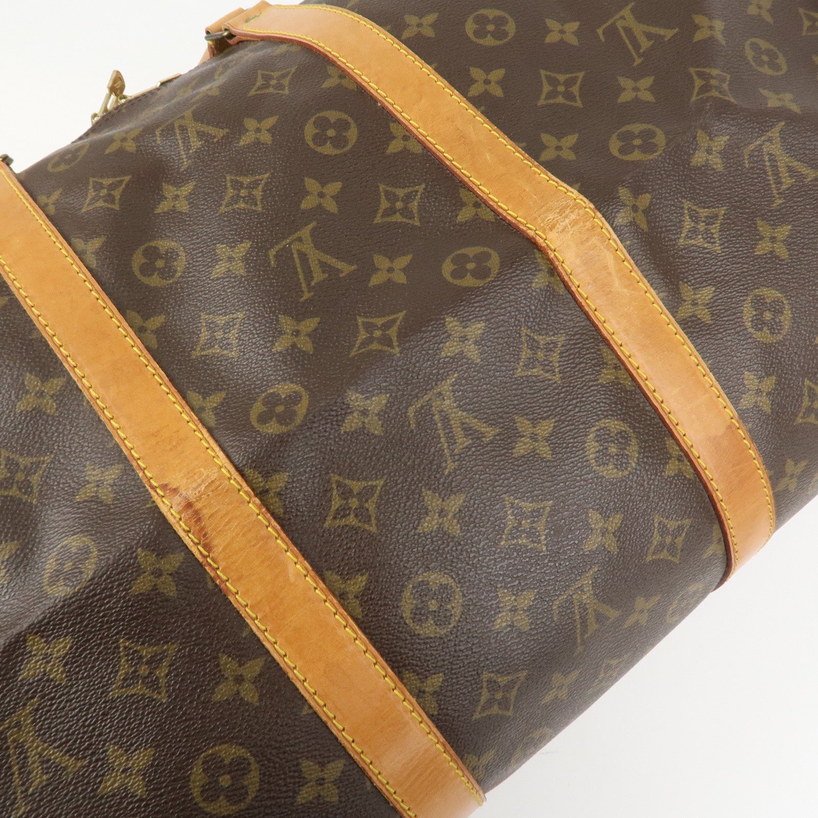 Louis Vuitton Monogram Keep All Bandouliere 60 Boston Bag M41412