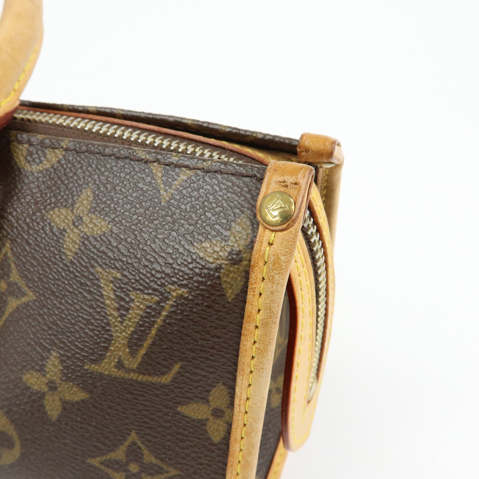 Louis Vuitton Monogram Popincourt Hand Bag Brown M40009