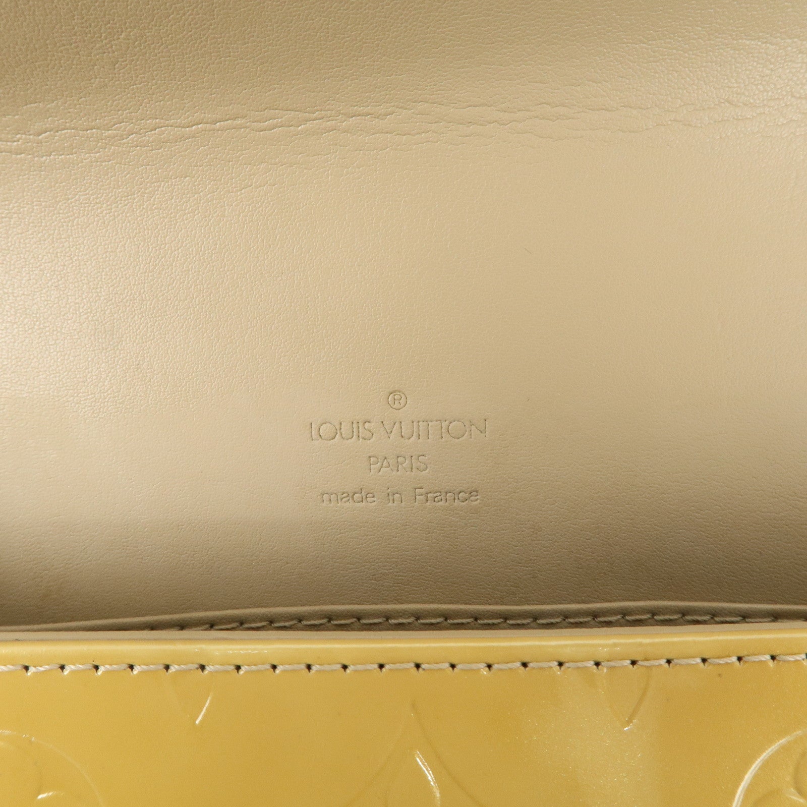 Louis Vuitton Vernis Thompson Street Shoulder Bag Beige M91008 Used
