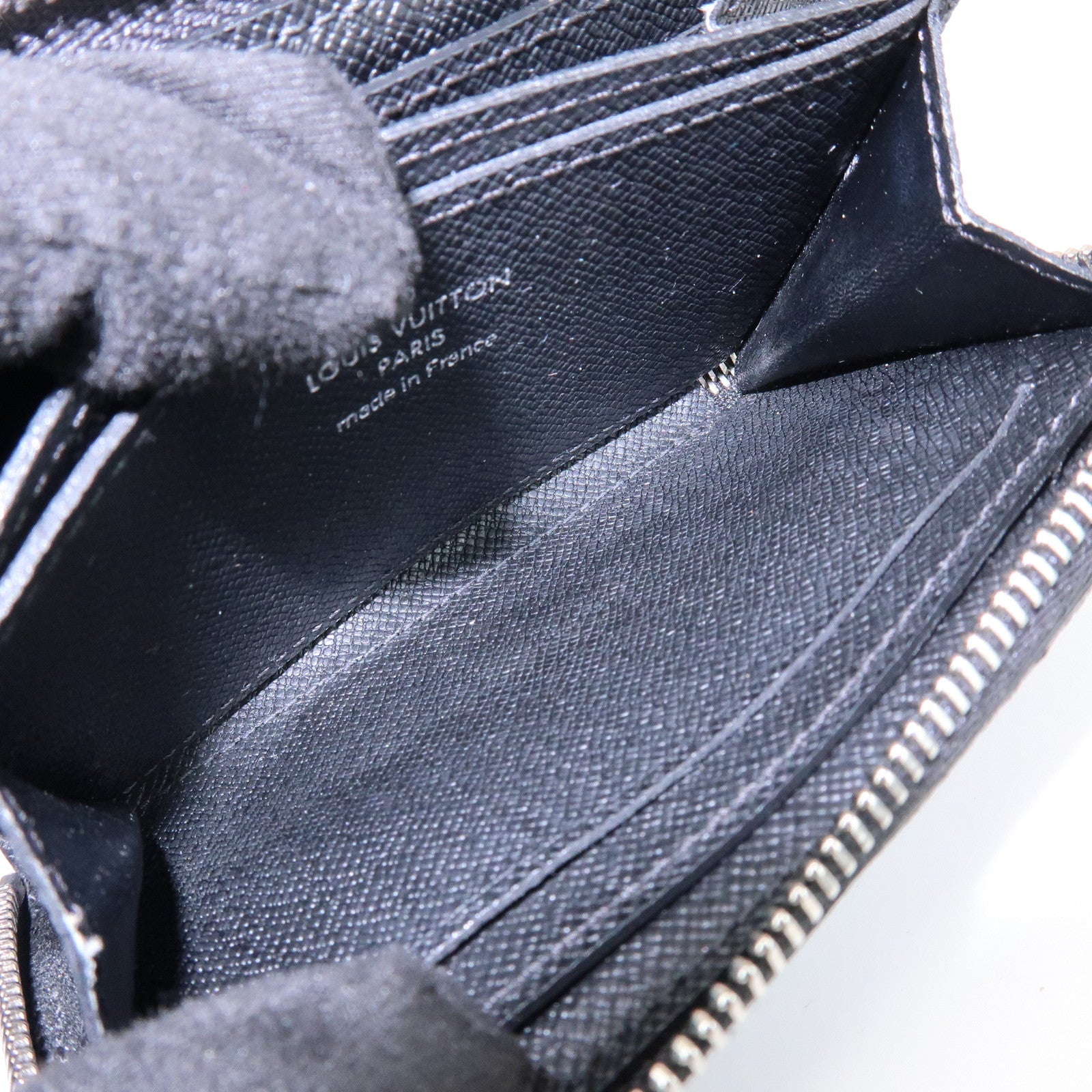 Louis Vuitton Damier Graphite Zippy Coin Purse Coin Case N63076