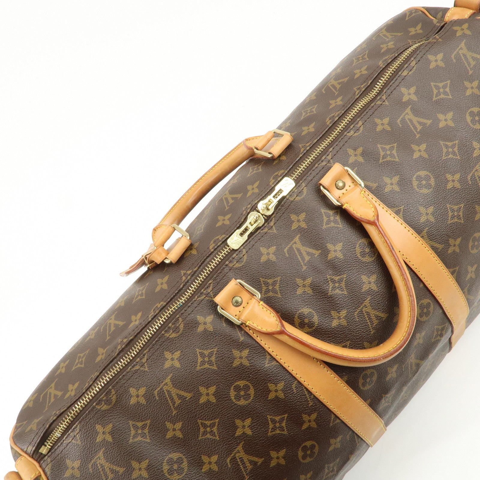 Louis Vuitton Monogram Keep All Bandouliere 55 Boston Bag M41414