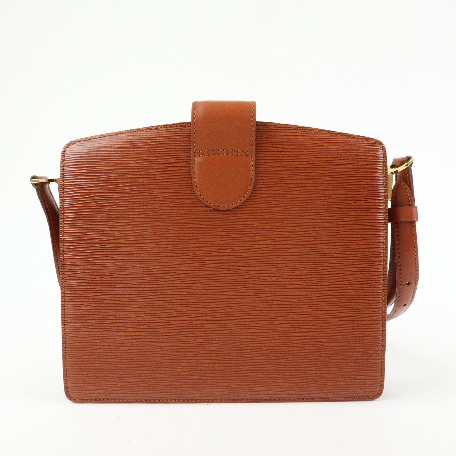 Louis Vuitton Epi Leather Capucines Shoulder Bag Kenya Brown M52343