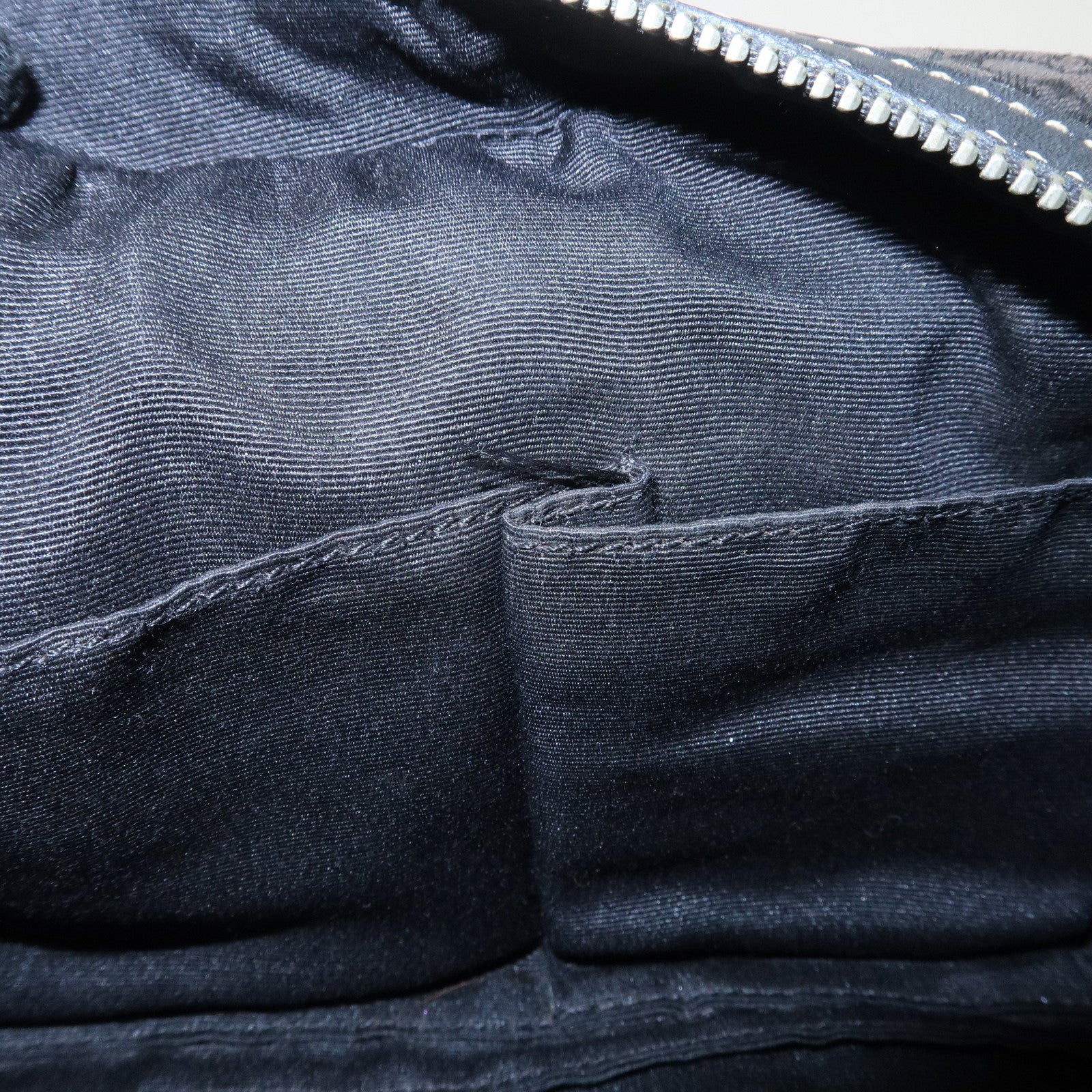 COACH Leather Canvas Logo Hand Bag Brown Silver HDW Used