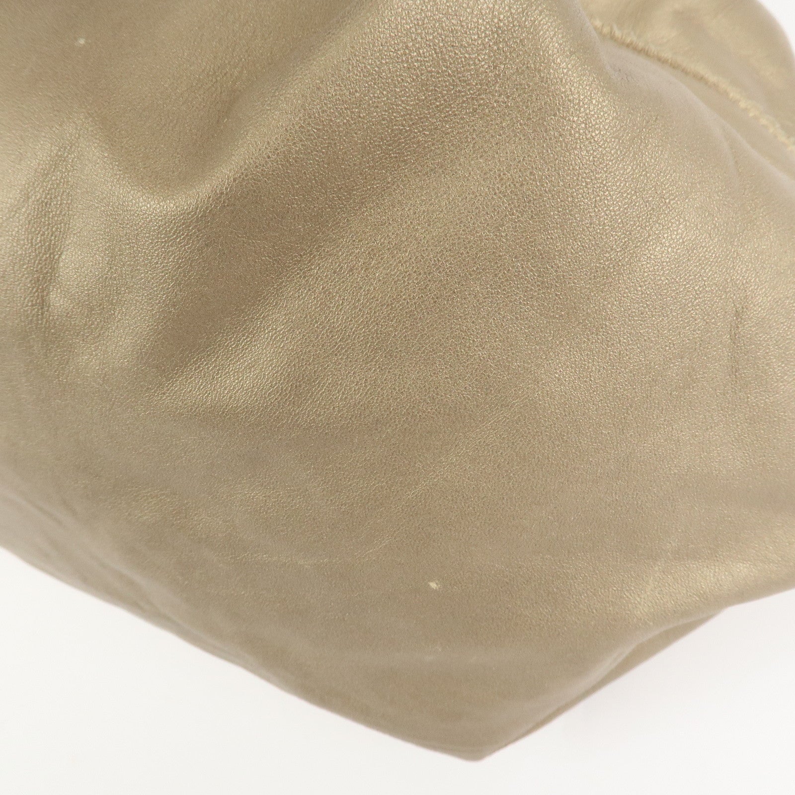 LOEWE Anagram Nappa Aire Leather Hand Bag Tote Bag Gold