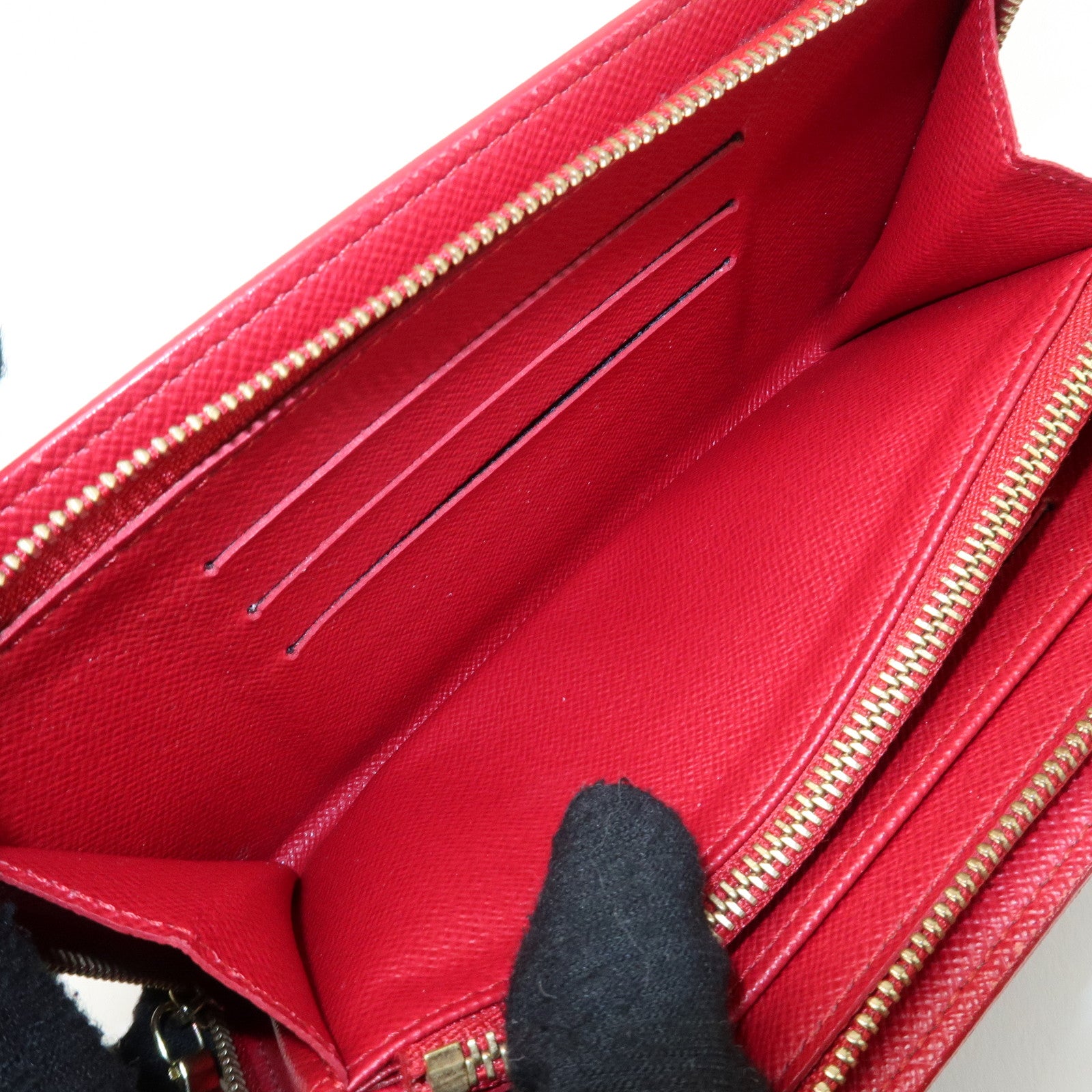 Louis Vuitton Monogram Cherry Porte Monnaie Zip Round Zippy Wallet M95006 Used