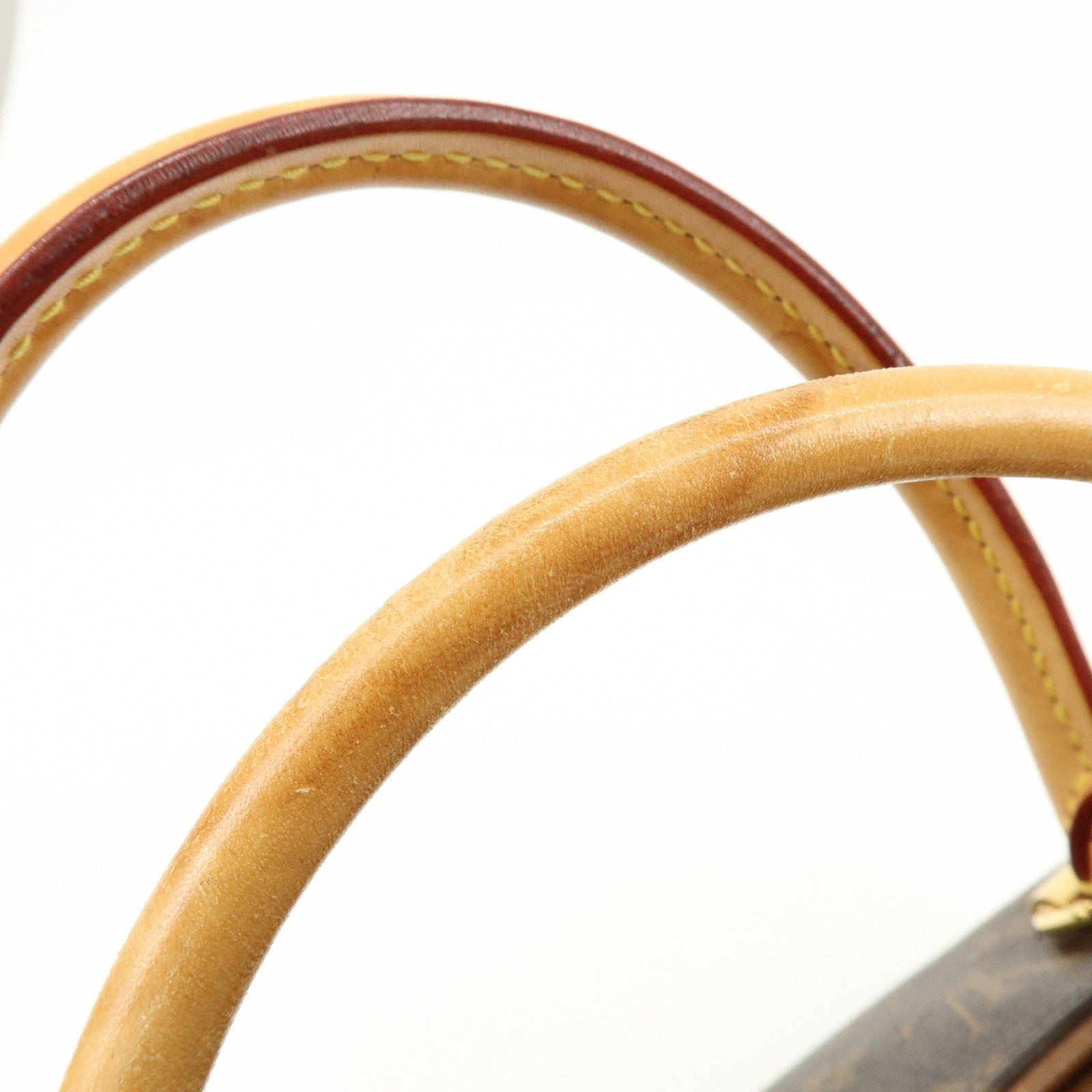 Louis Vuitton Monogram Pallas Hand Bag Shoulder Bag Avana M40907
