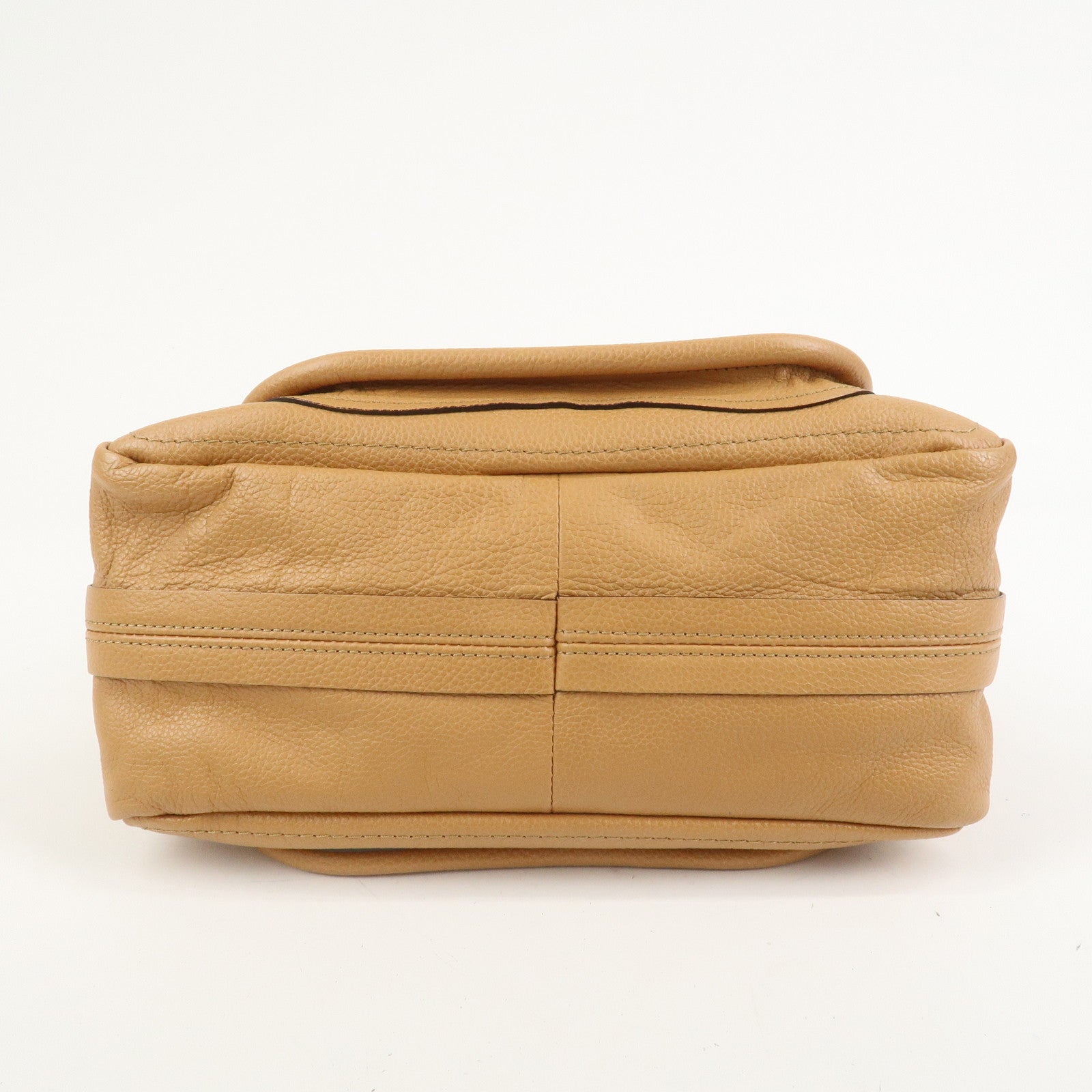 Chloe Paraty Leather 2Way Bag Shoulder Bag Hand Bag Brown