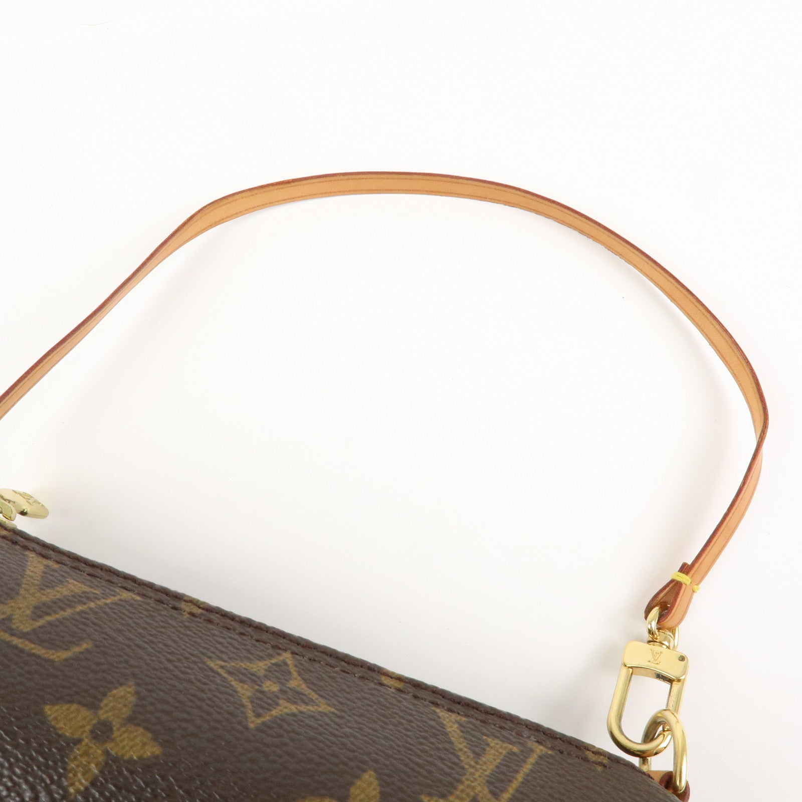 Louis Vuitton Monogram Set of 2 Mini Pouch for Papillon Bag Brown