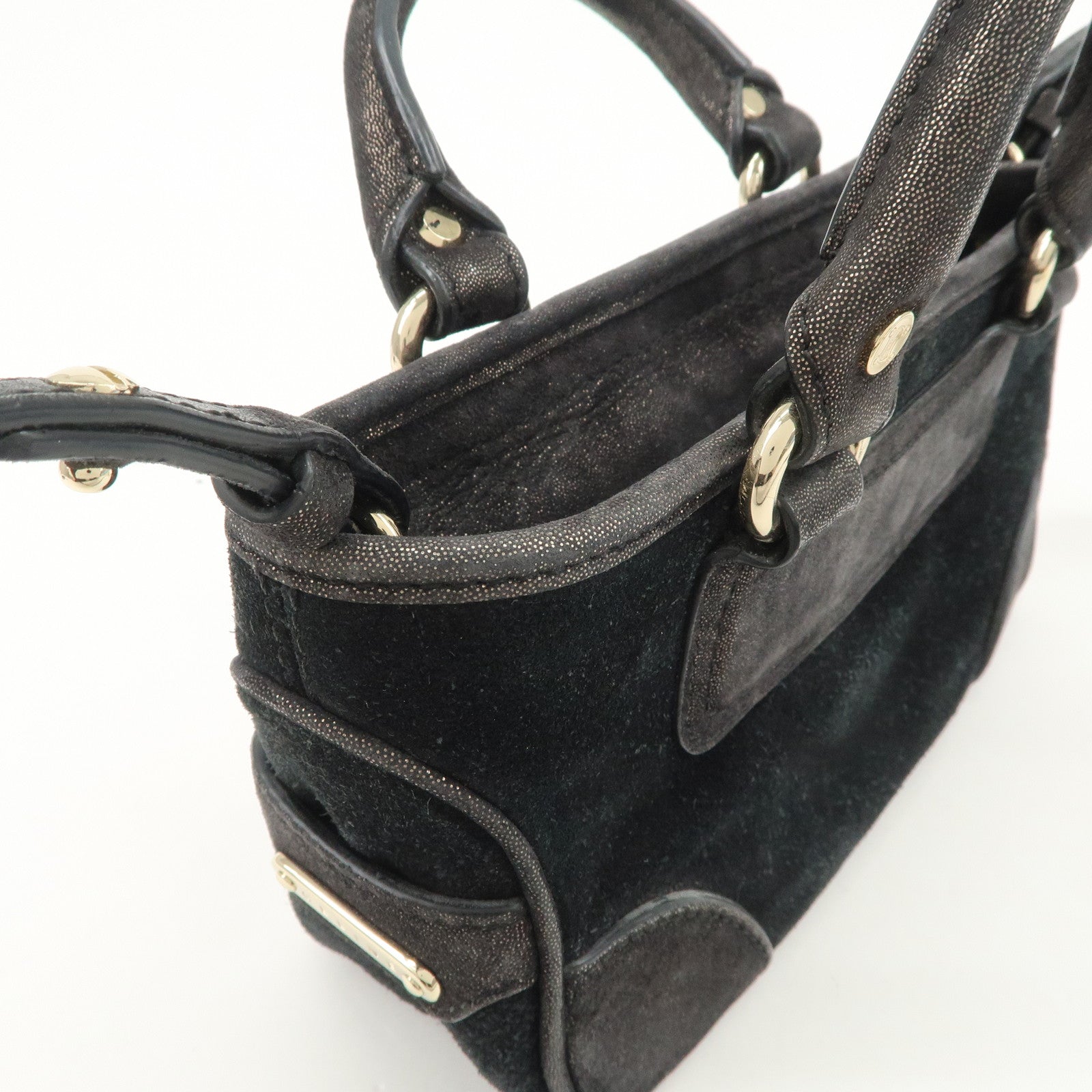 CELINE Leather Mini Boogie Bag 2Way Bag Shoulder Bag Black