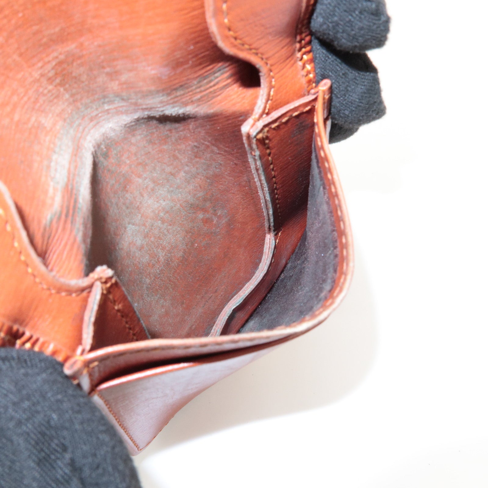 Louis Vuitton Epi Set of 2 Leather Coin Case Key Case M63815 M63703 Used