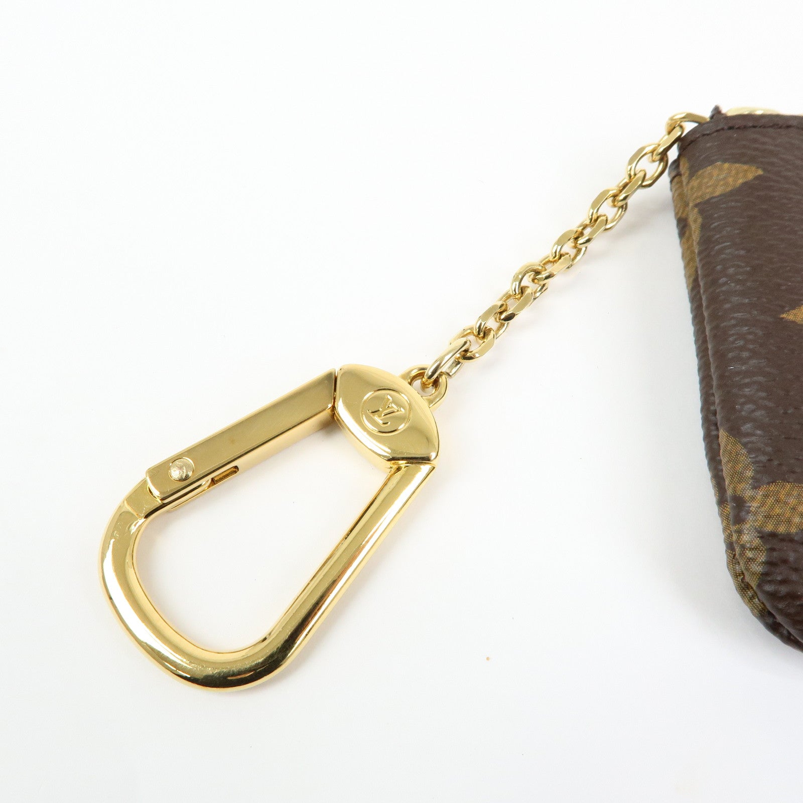 Louis Vuitton Monogram Pochette Cles Coin Case Key Case M62650