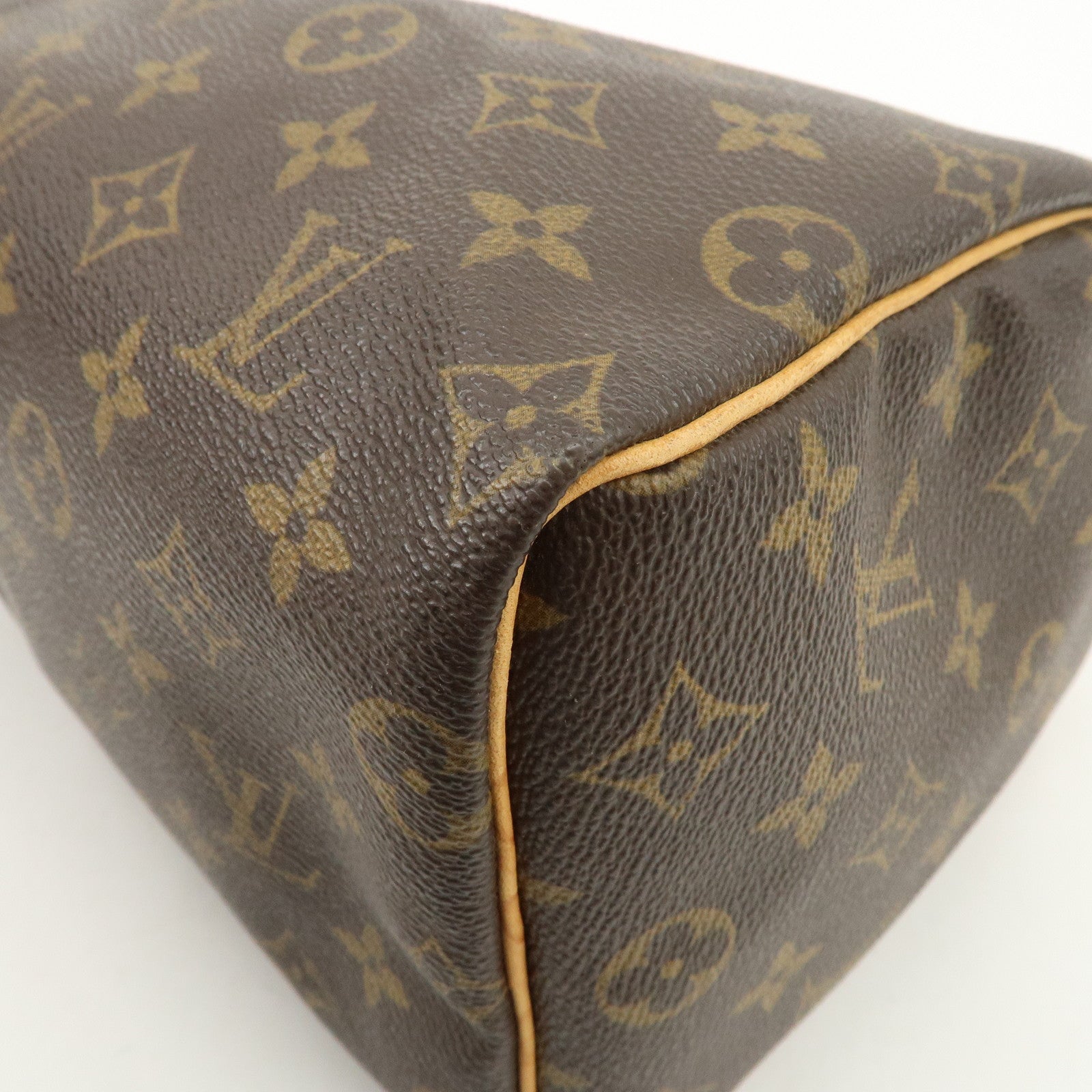 Louis Vuitton Monogram Speedy 25 Boston Bag Hand Bag Brown M41528