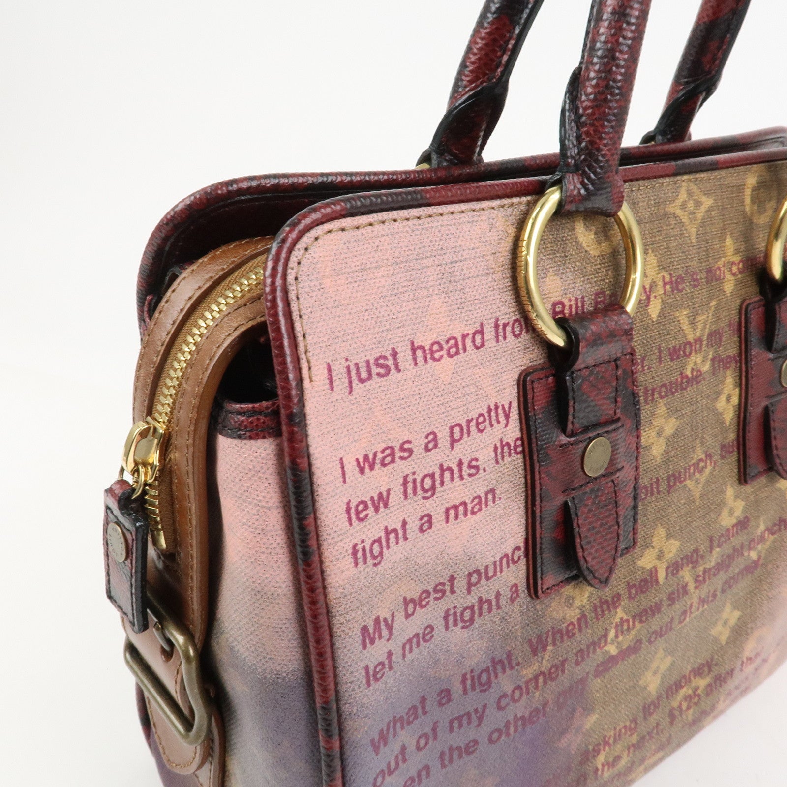 Louis Vuitton Monogram Jokes Graduate Tote Bag Violet M95739