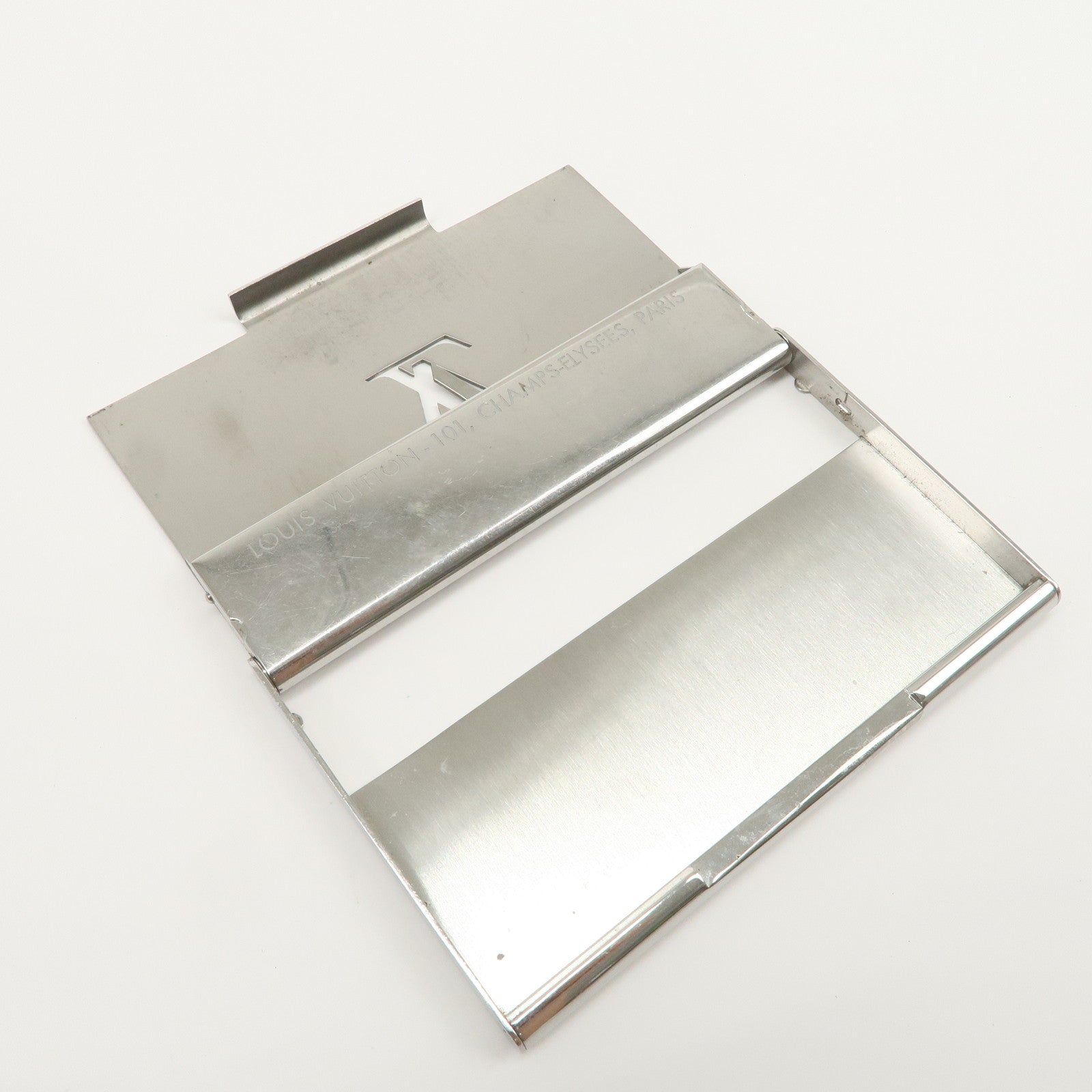 Louis Vuitton Porte Cartes Champs Elysees Card Case Silver M65227