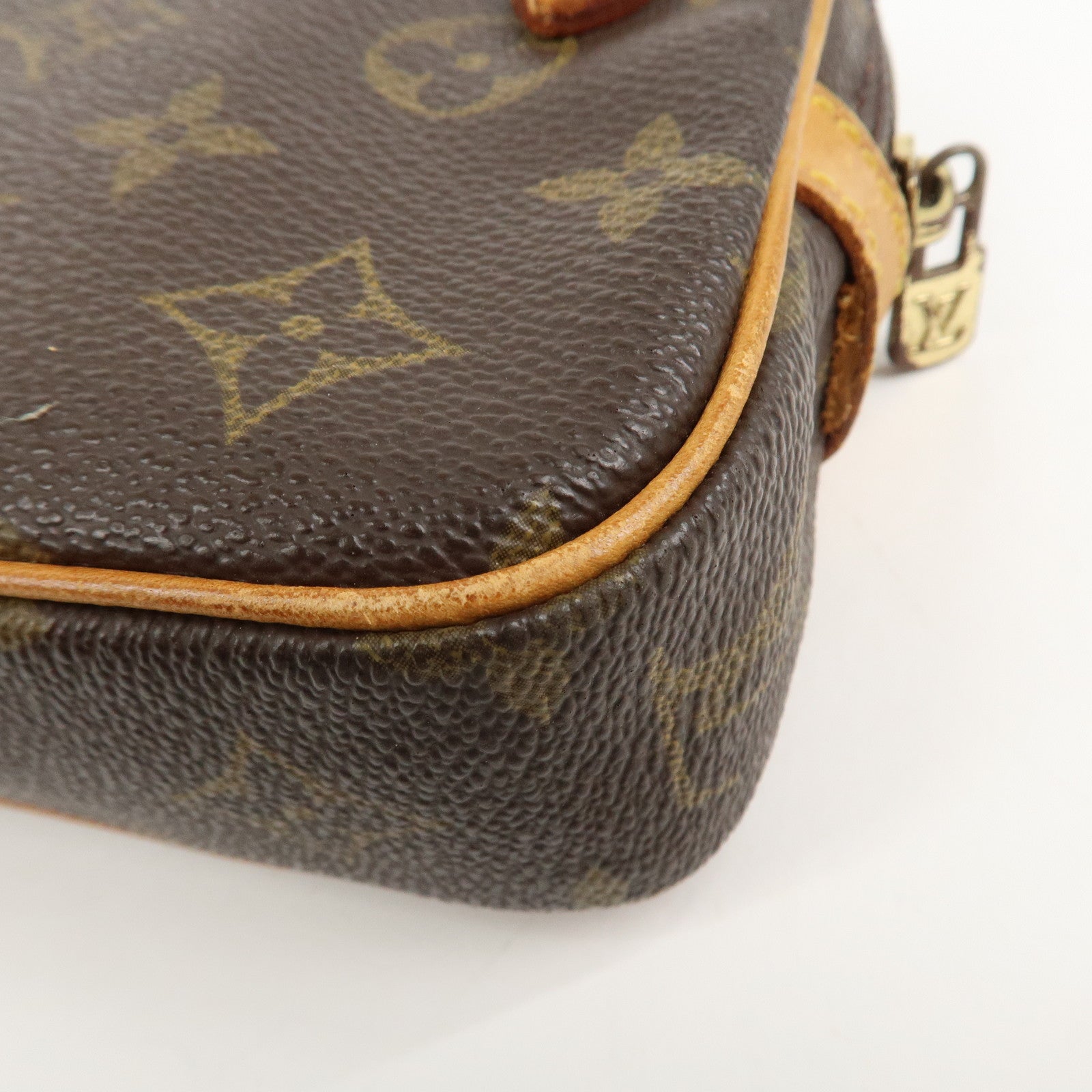 Louis Vuitton Monogram Pochette Marly Bandouliere Bag Brown M51828