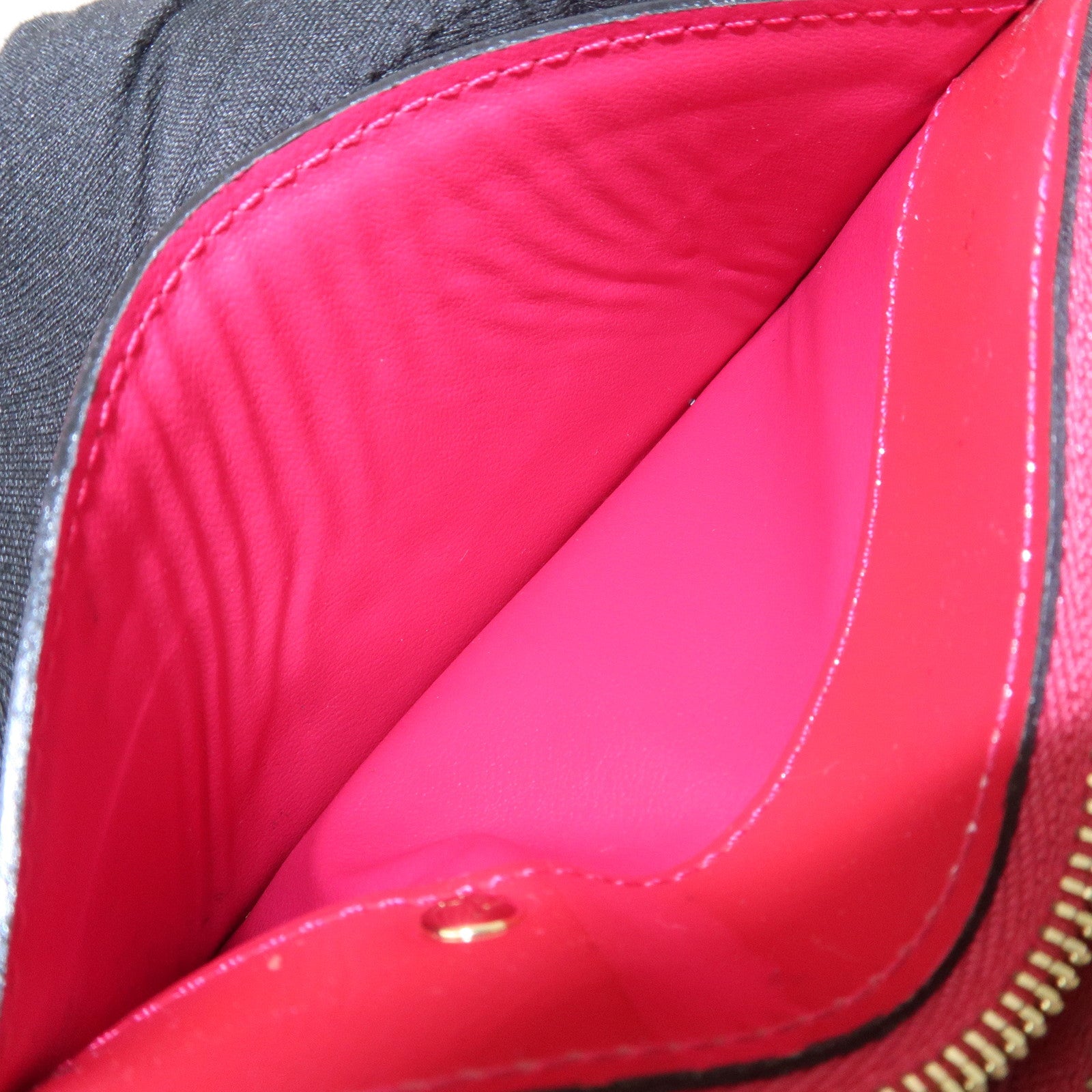 Louis Vuitton Monogram Vernis Pochette Cles NM Rose Indien M61466