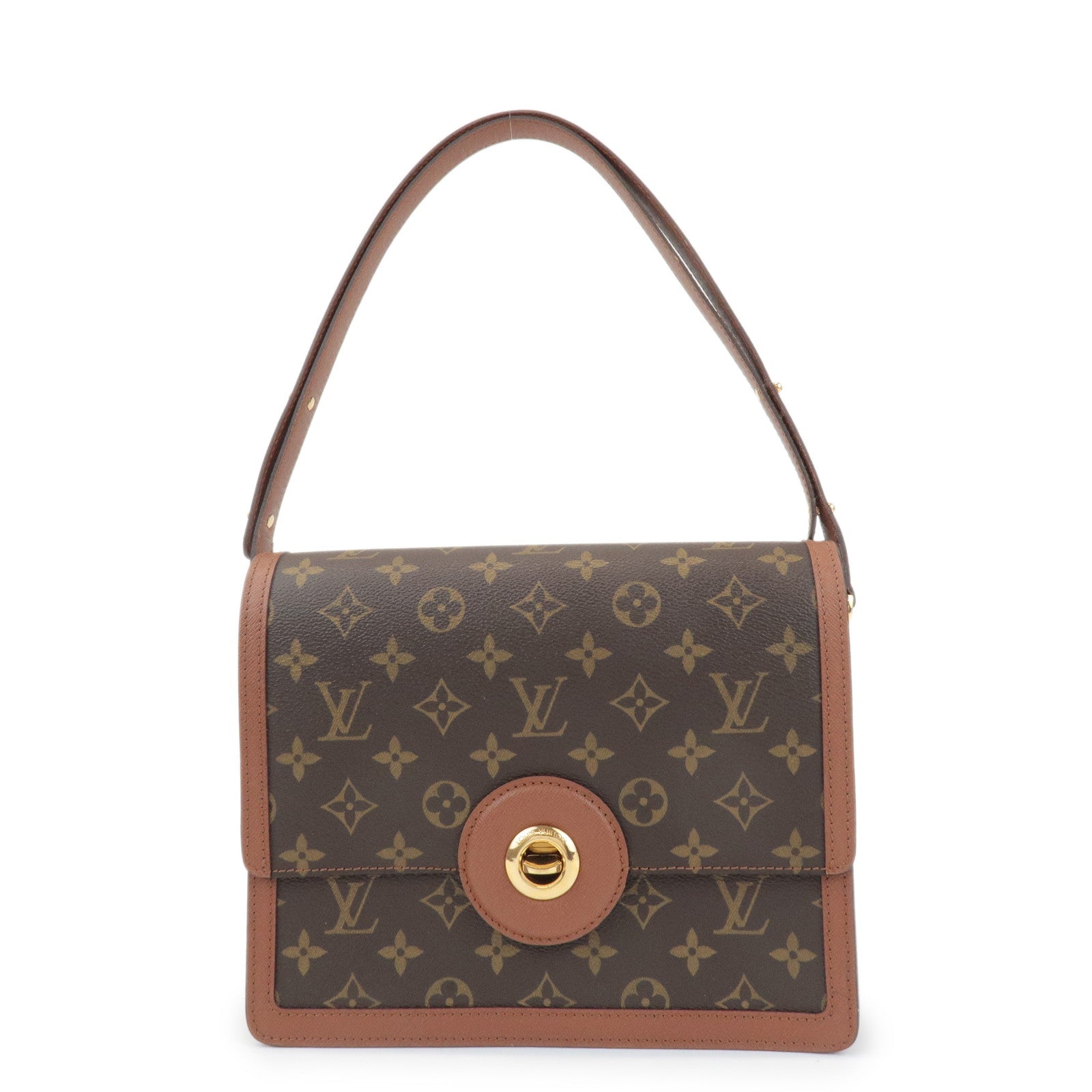 Louis Vuitton Monogram Canvas Leather Raspail Shoulder Bag M51372