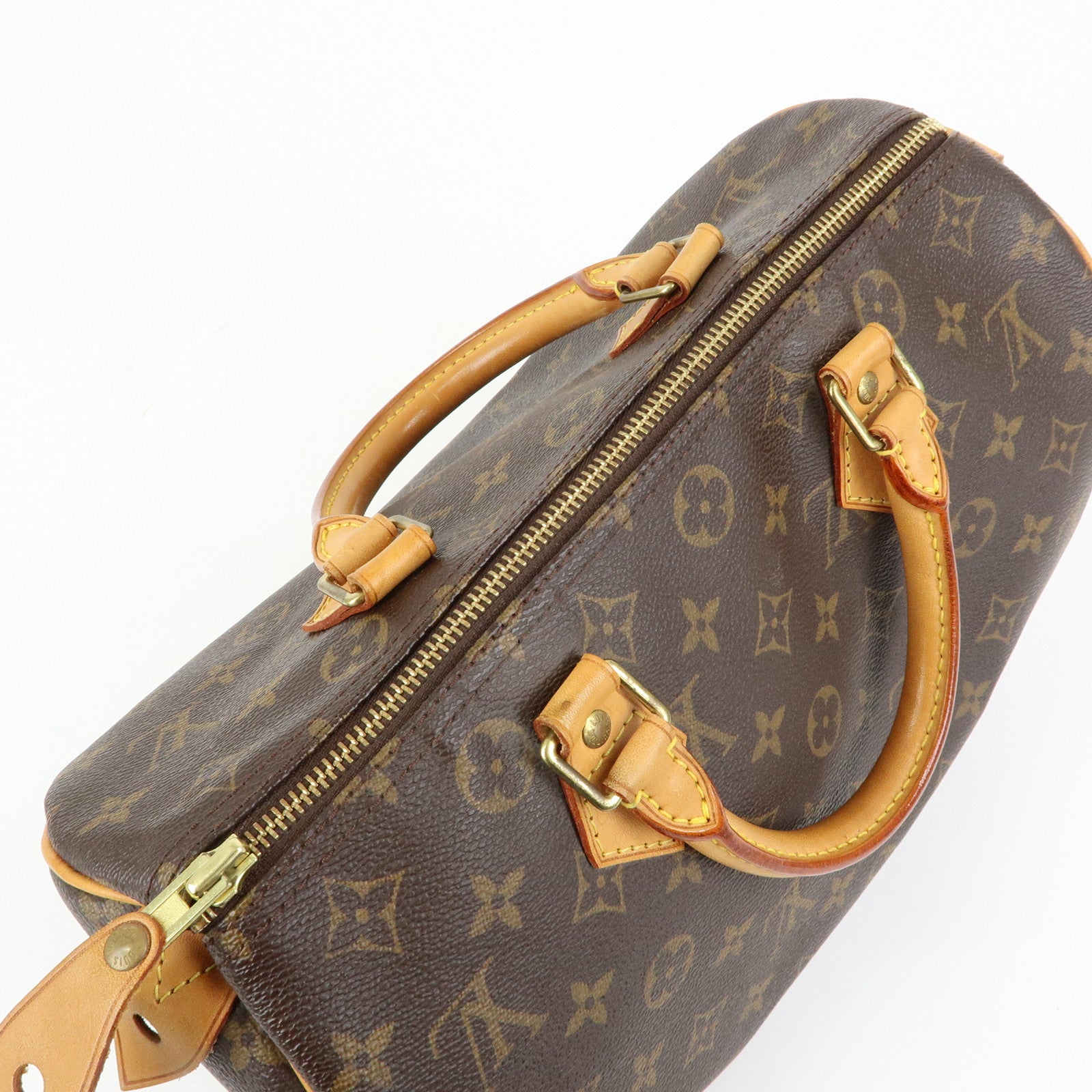 Louis Vuitton Monogram Speedy 30 Boston Bag Hand Bag Brown M41526
