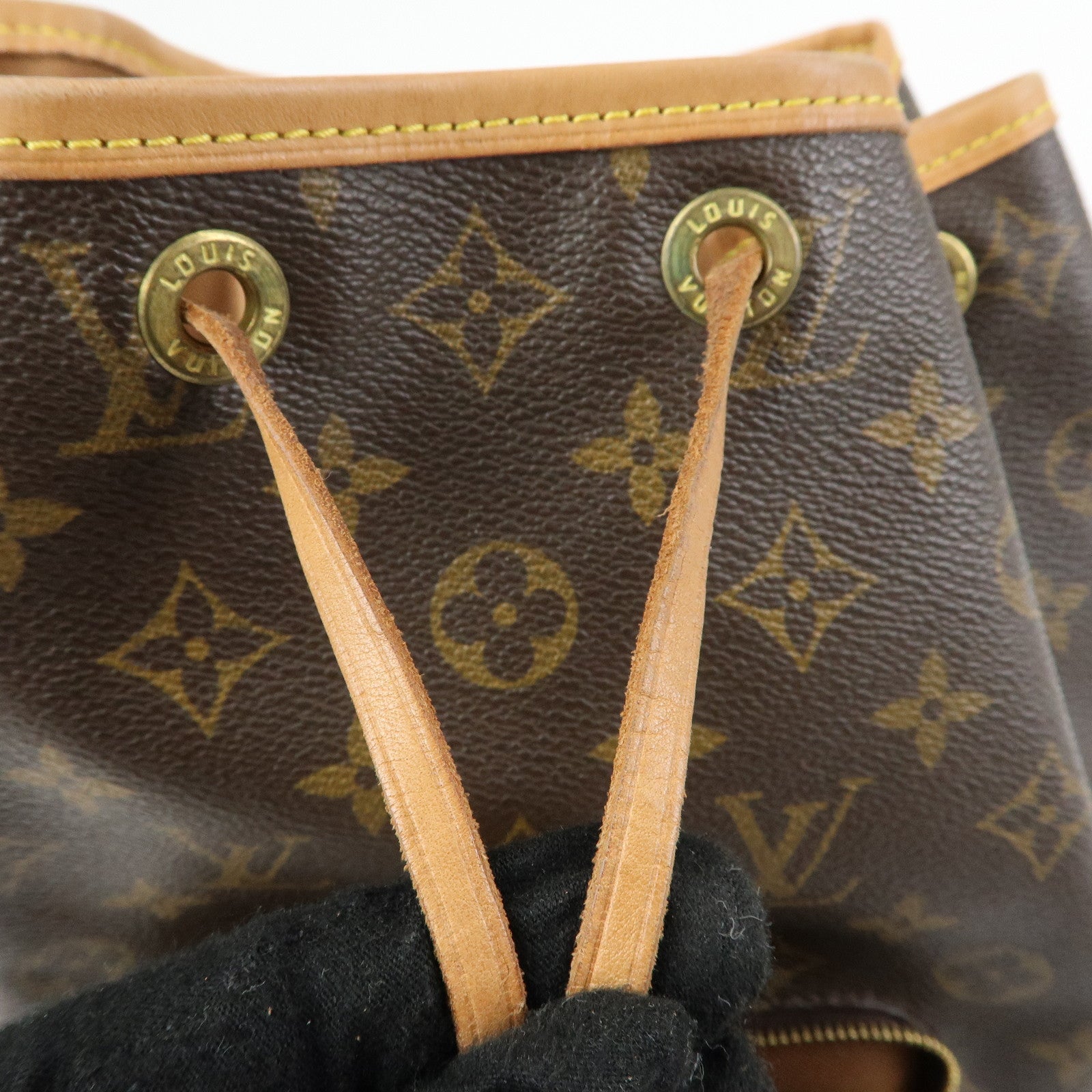 Louis Vuitton Monogram Montsouris MM Backpack Rucksack Brown M51136
