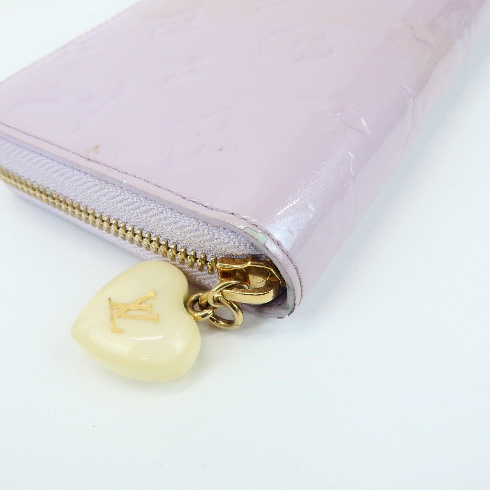 Louis Vuitton Monogram Vernis Long Wallet Glossy Lilac M82977