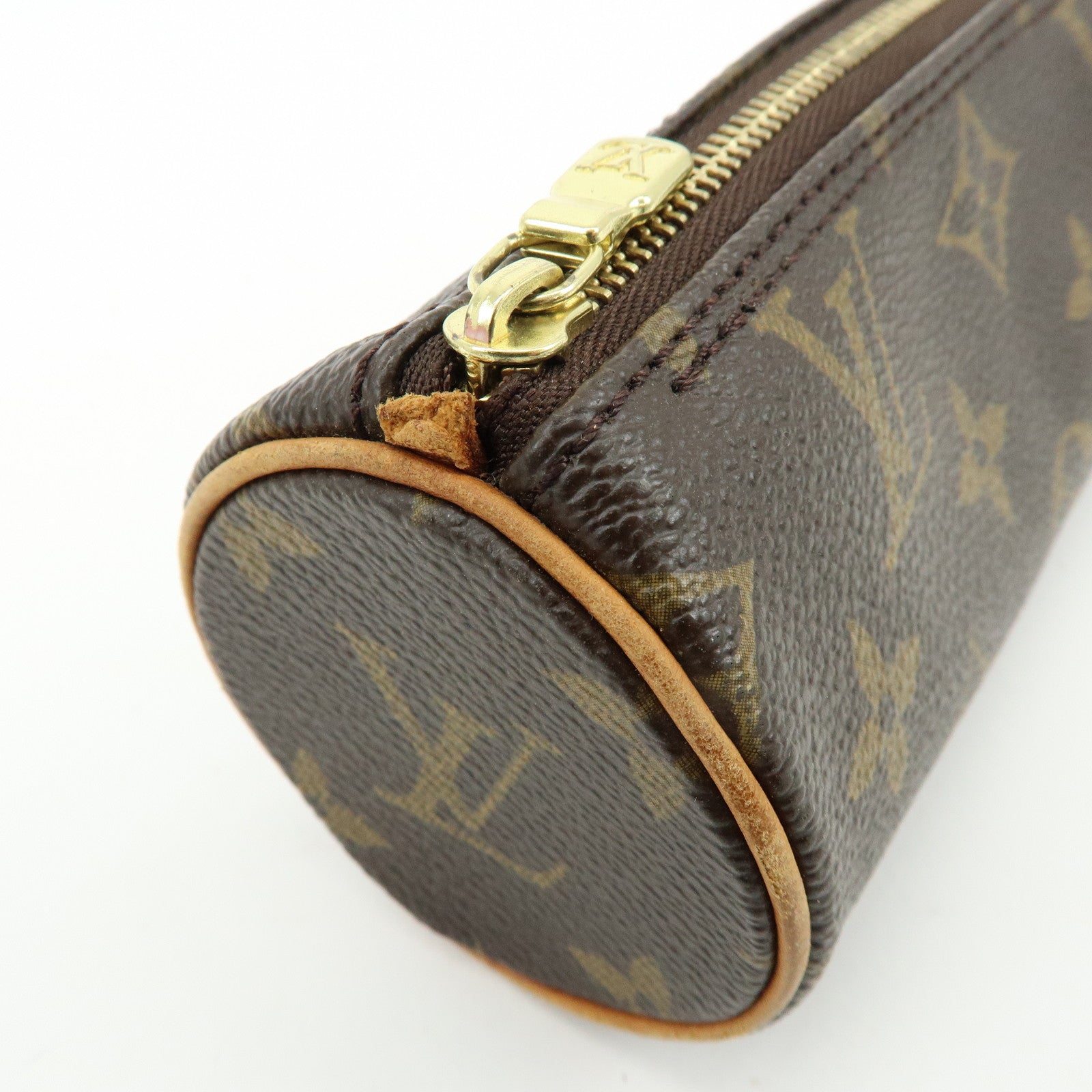 Louis Vuitton Monogram Set of 2 Mini Pouch for Papillon Bag Brown