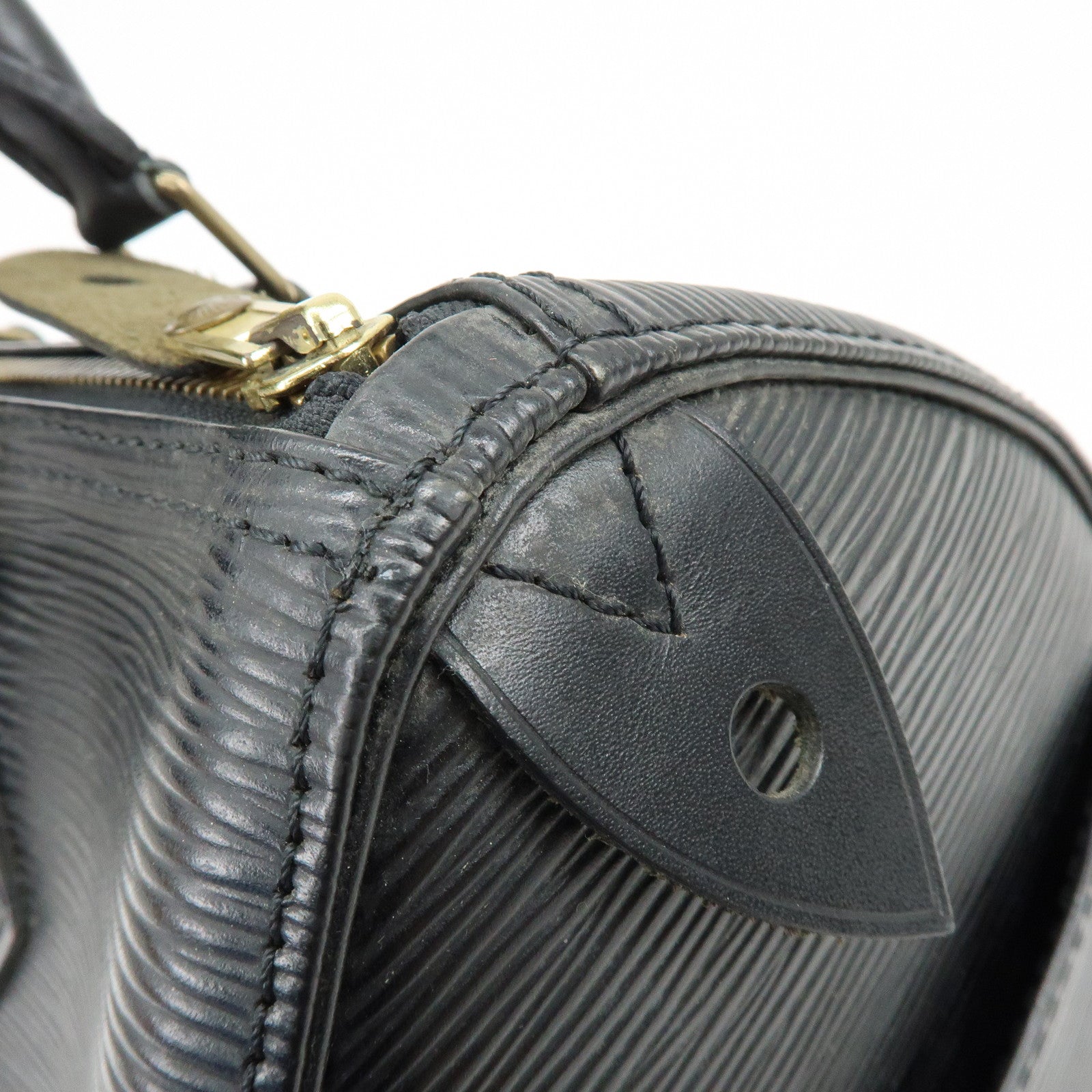 Louis Vuitton Epi Speedy 25 Leather Hand Bag Boston Bag Noir M59032