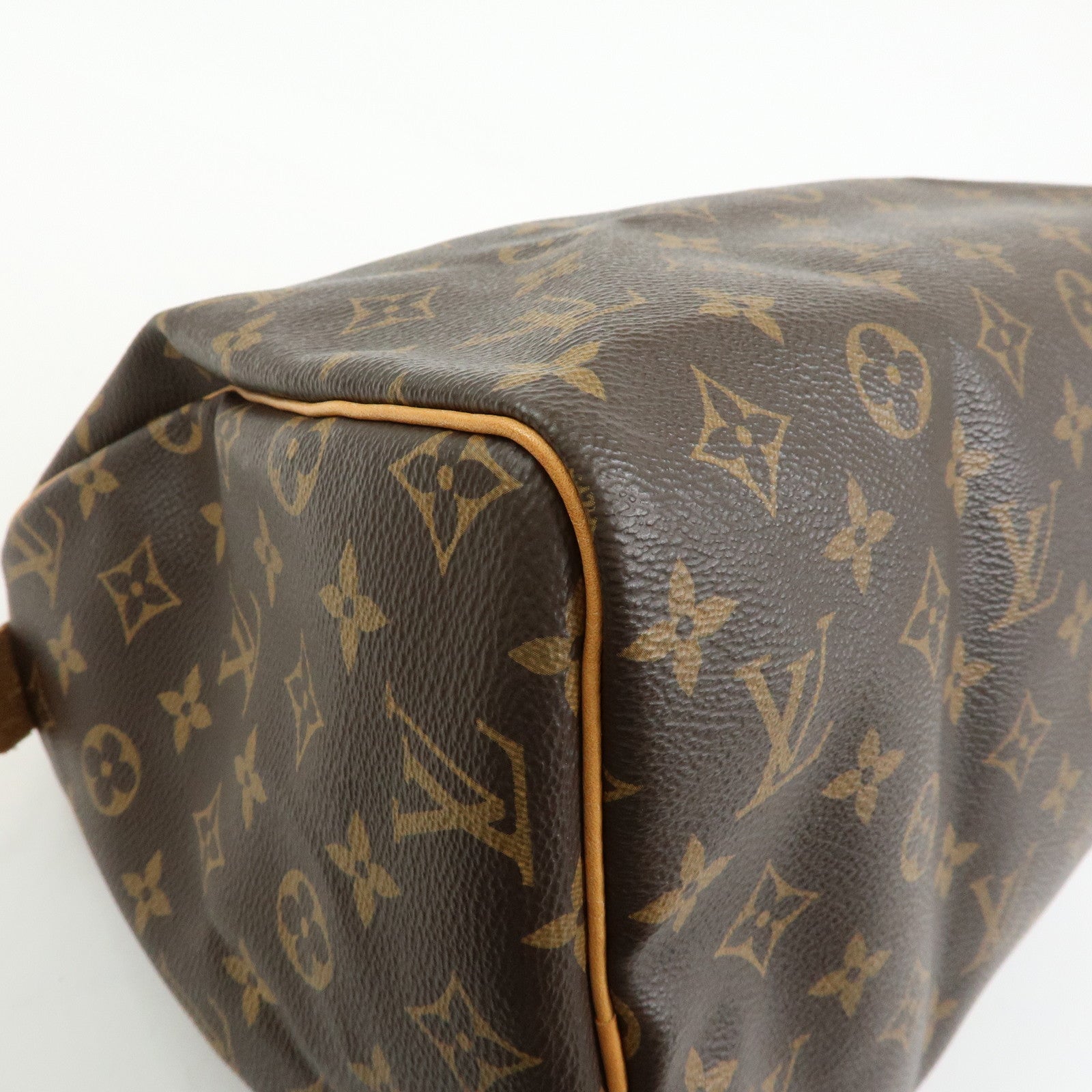 Louis Vuitton Monogram Speedy 30 Boston Bag Hand Bag Brown M41108