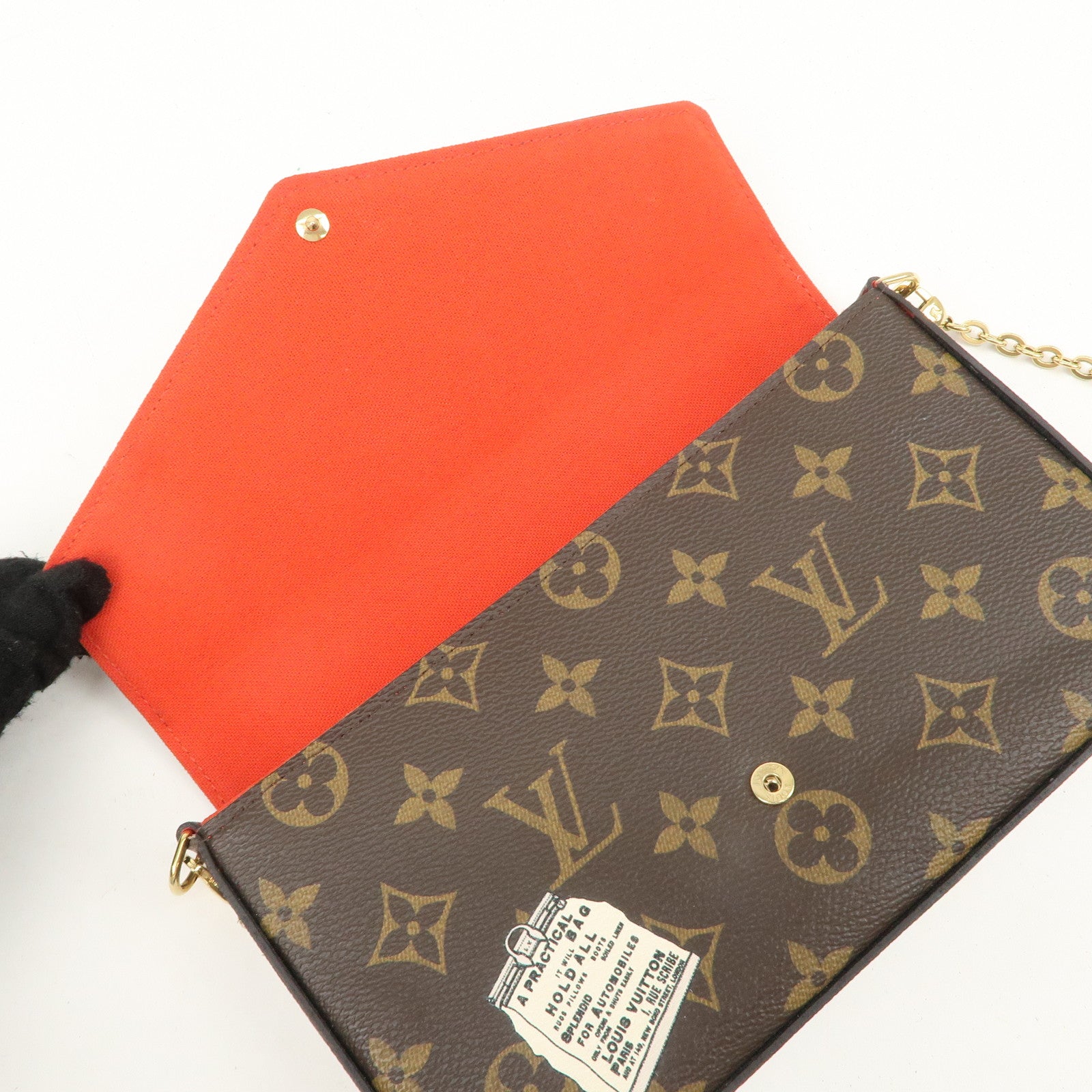 Louis Vuitton Monogram Pochette Félicie My World Tour Brown M62145 Used