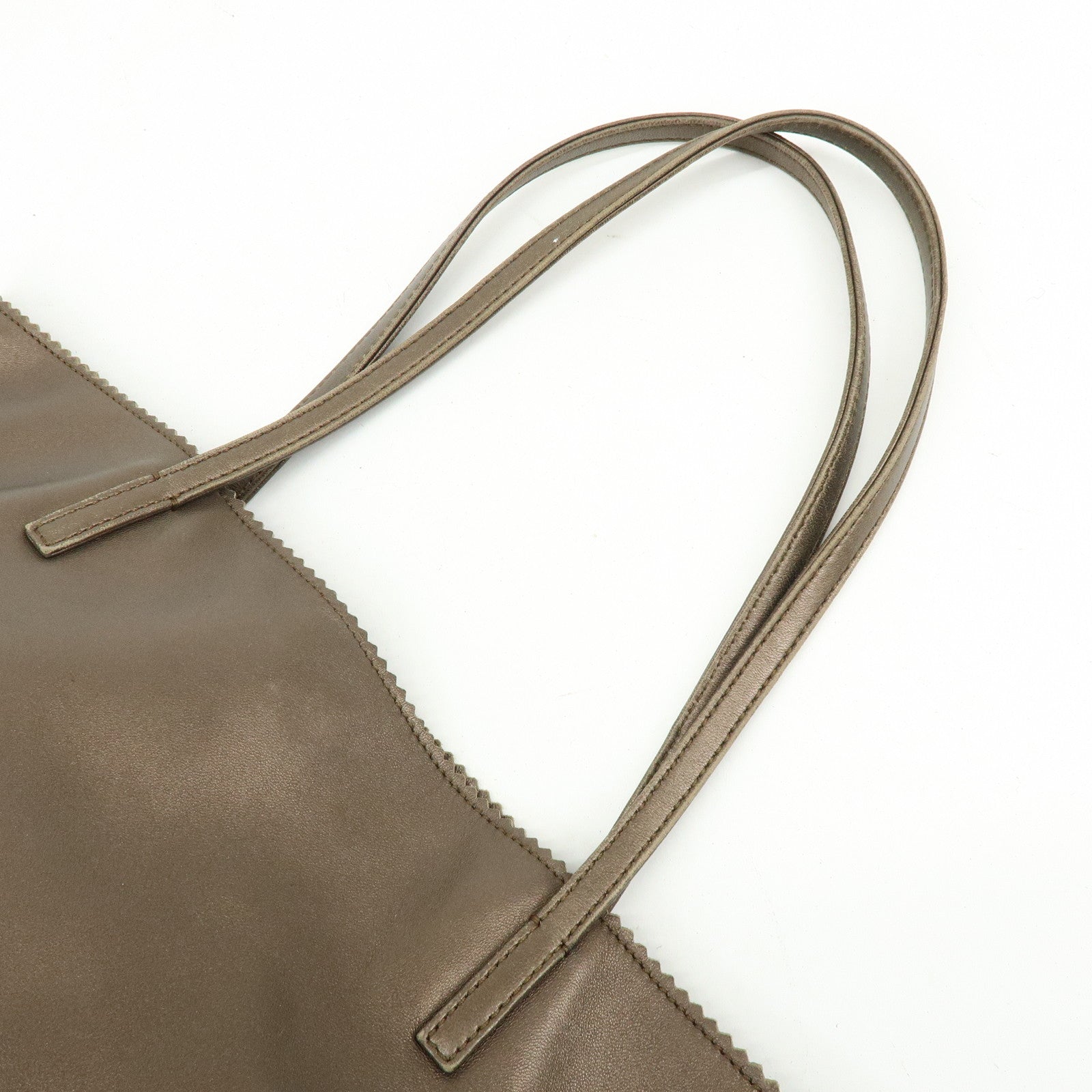 LOEWE Anagram Nappa Leather Tote Bag Hand Bag Bronze