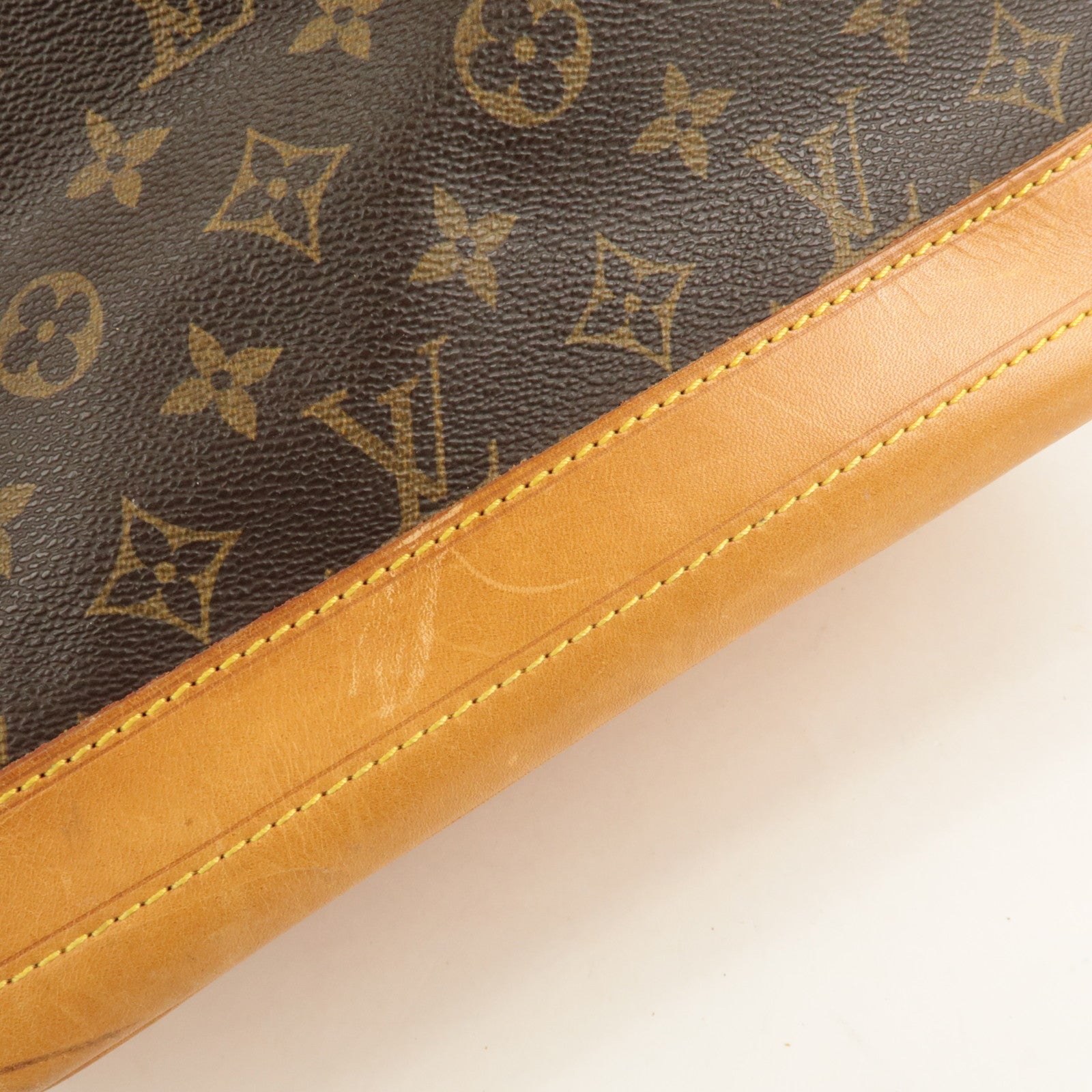 Louis Vuitton Monogram Noe Shoulder Bag Hand Bag Brown M42224 Used