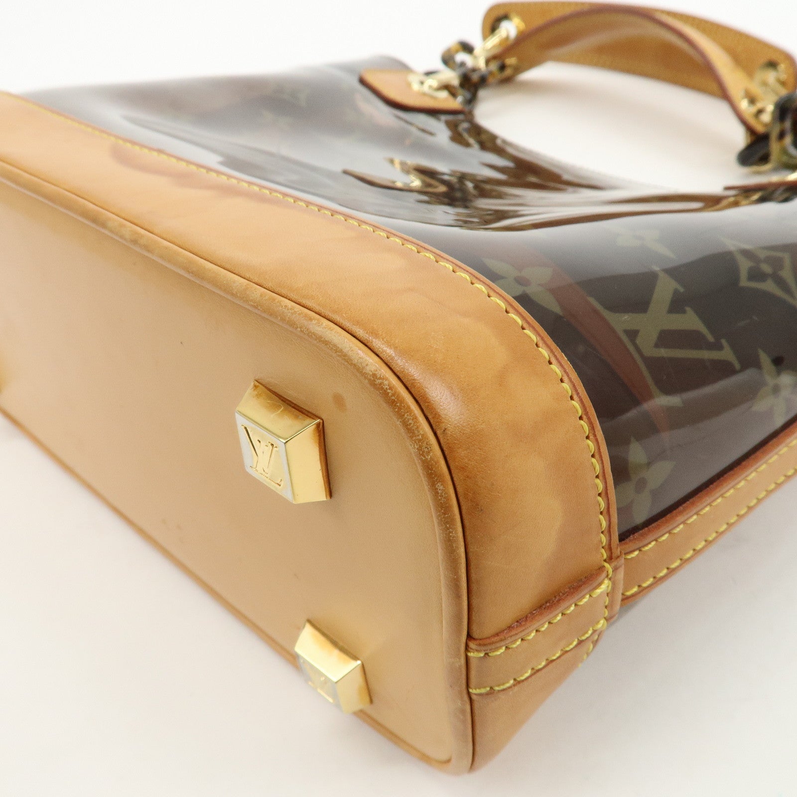 Louis Vuitton Monogram Cabas Ambre PM Vinyl Tote Bag Brown M92502