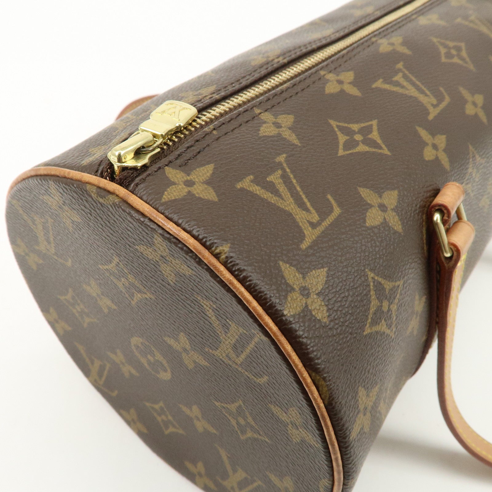 Louis Vuitton Monogram Papillon 30 Hand Bag New Style Brown M51385