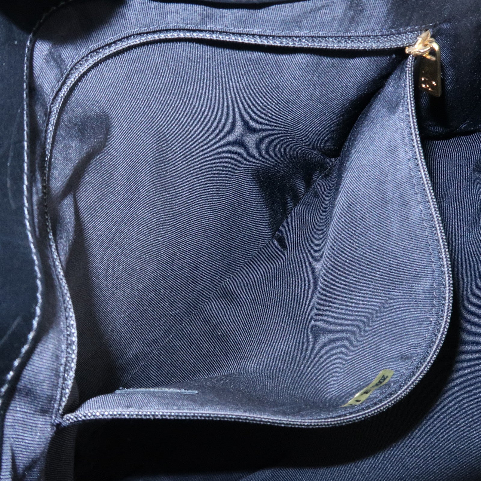 CHANEL COCO Mark Leather Bag Tote Bag Black Used