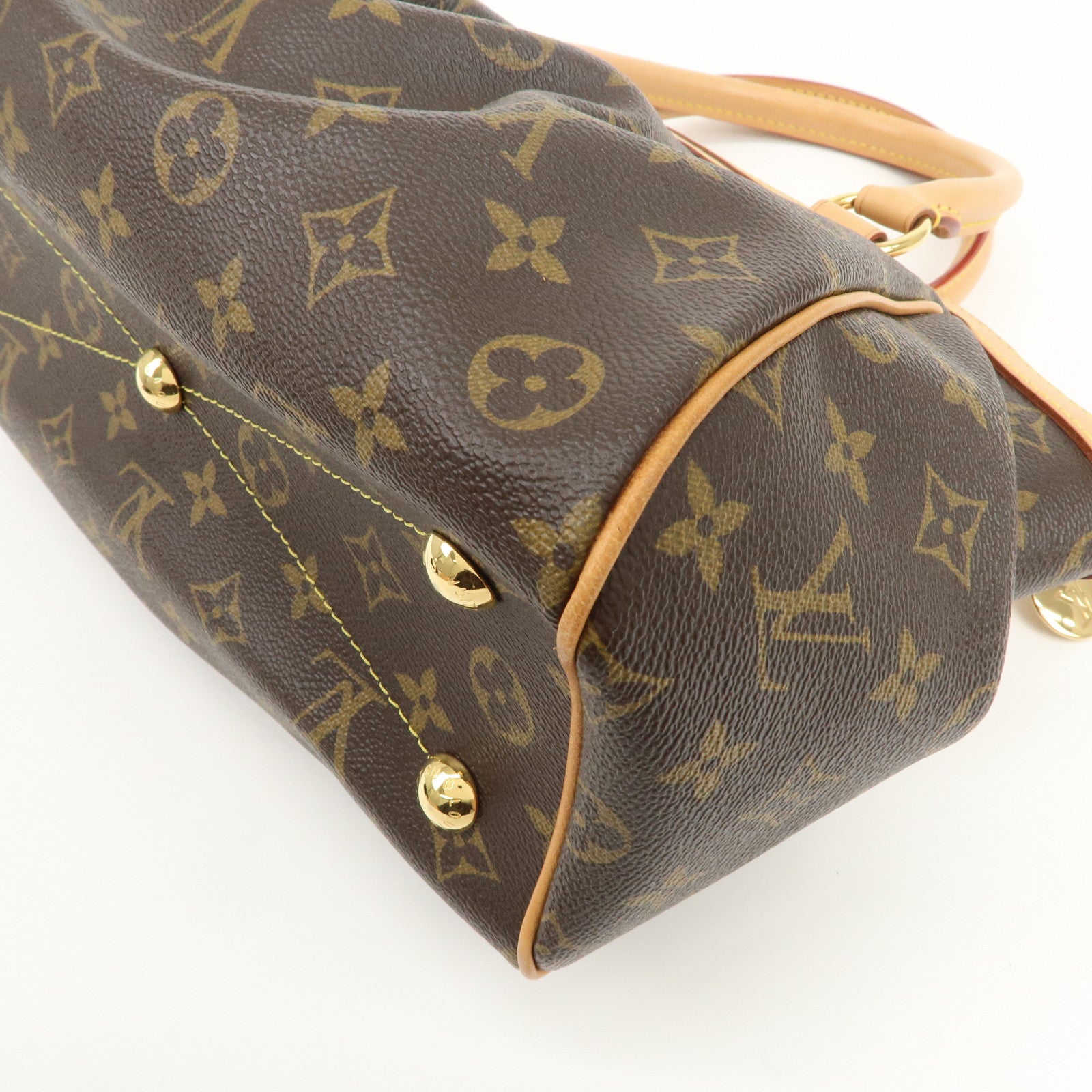 Louis Vuitton Monogram Tivoli PM Hand Bag Shoulder Bag Brown M40143